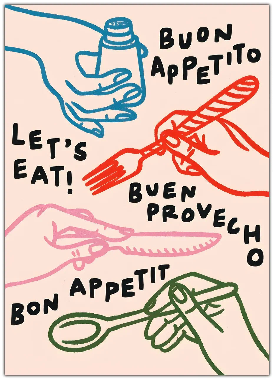 Bon Appetit Plakat