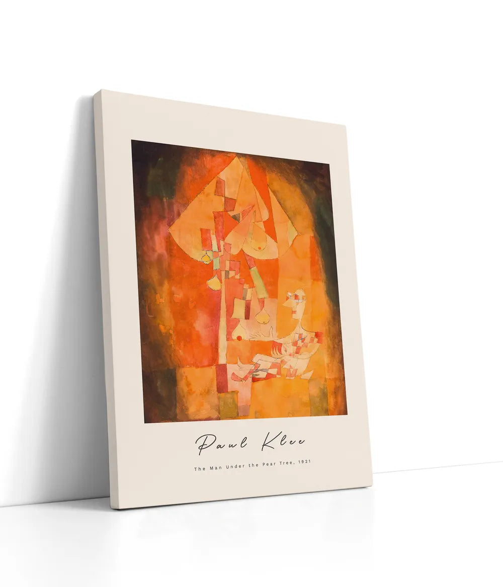 Paul Klee - The Man Under The Pear Tree Lærred