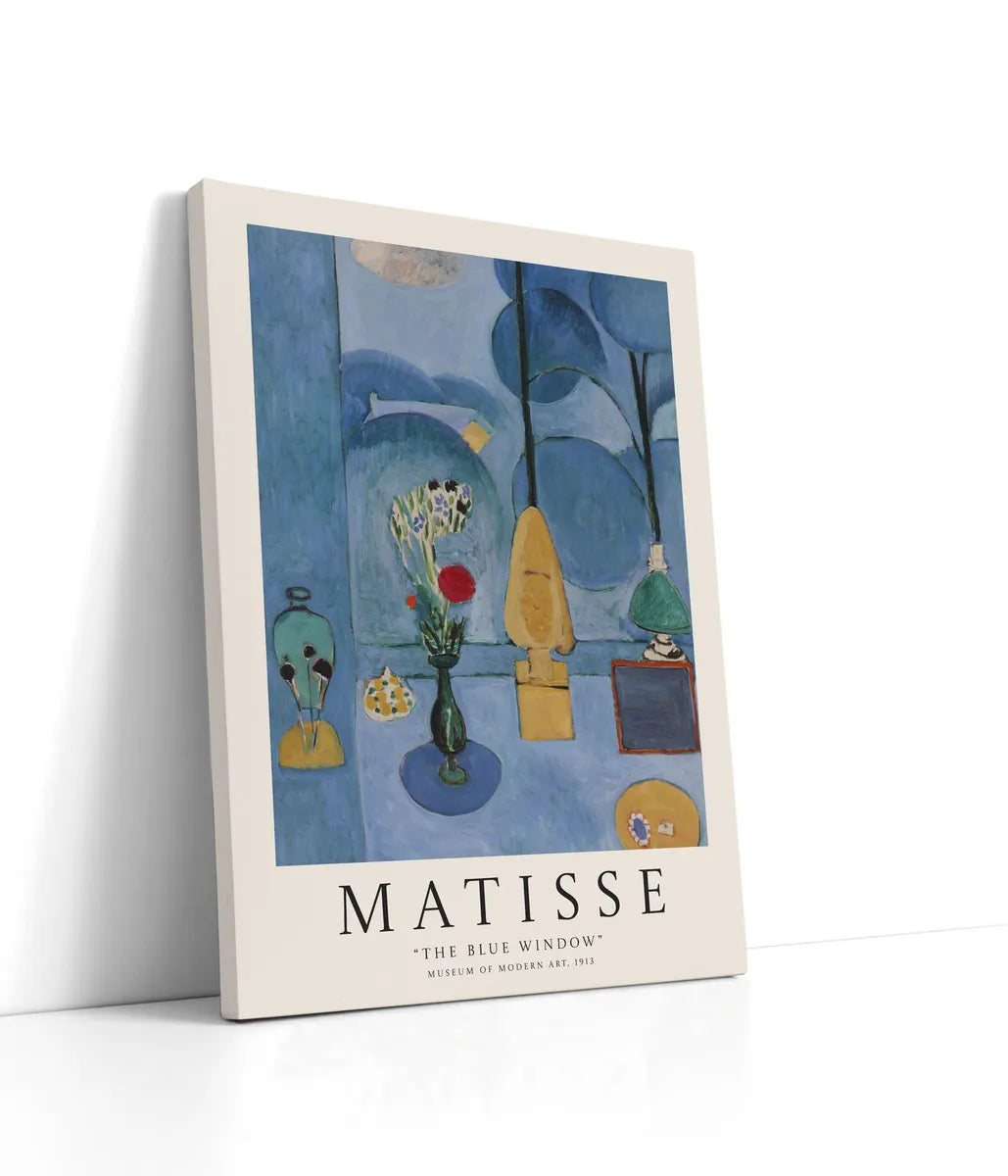 Henri Matisse - The Blue Window Lærred