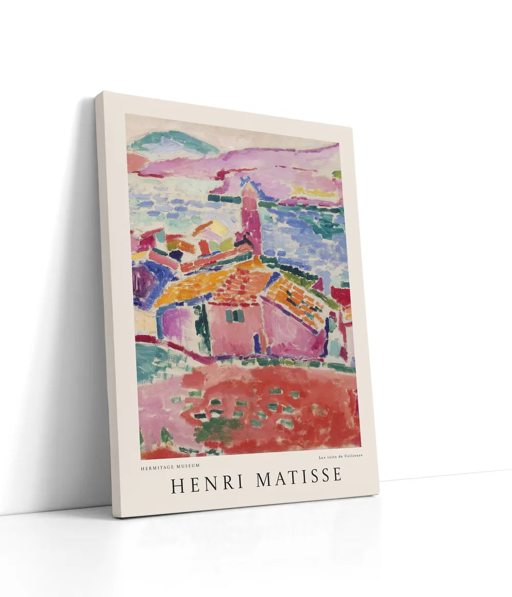 Henri Matisse - Les Toits De Collioure Lærred
