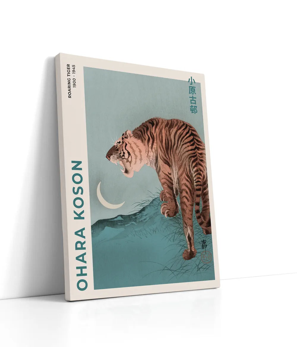 Ohara Koson - Roaring Tiger Lærred