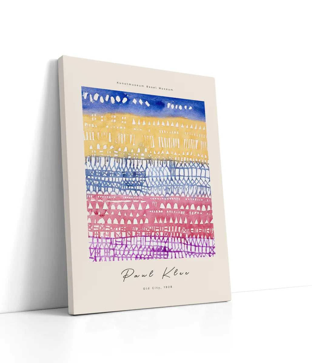 Paul Klee - Old City Lærred