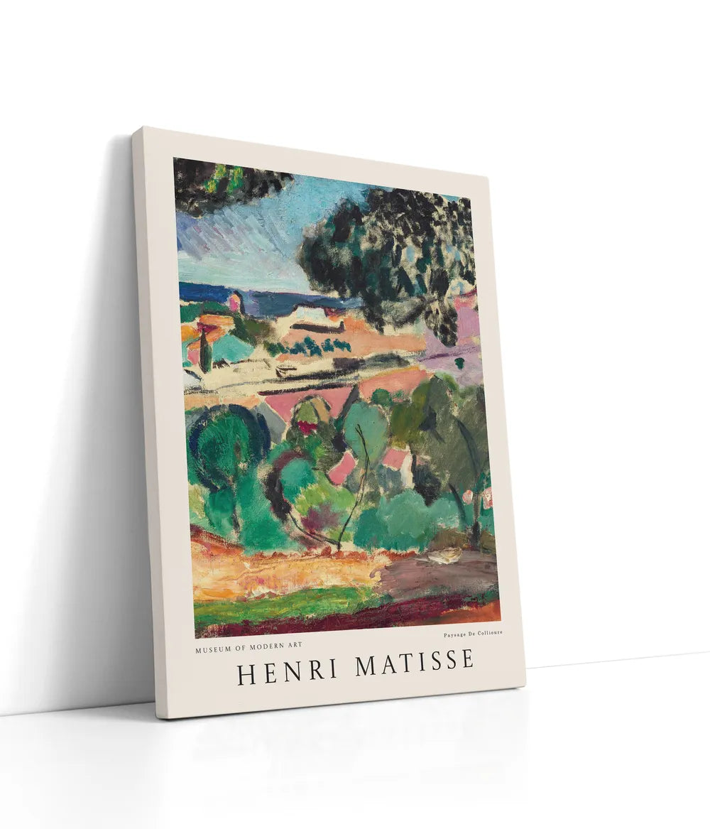 Henri Matisse - Paysage á Collioure Lærred