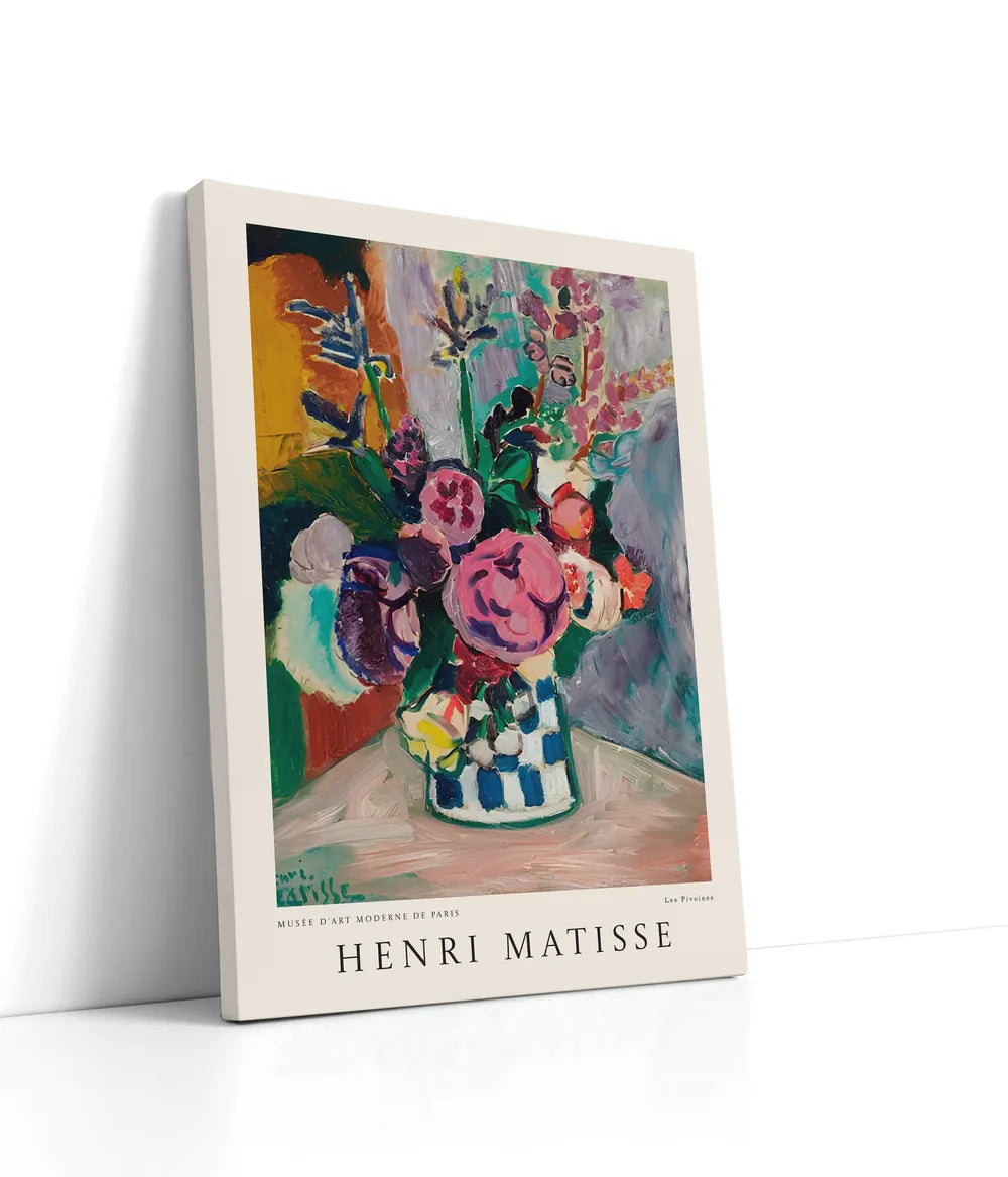 Henri Matisse - Les Pivoines Lærred