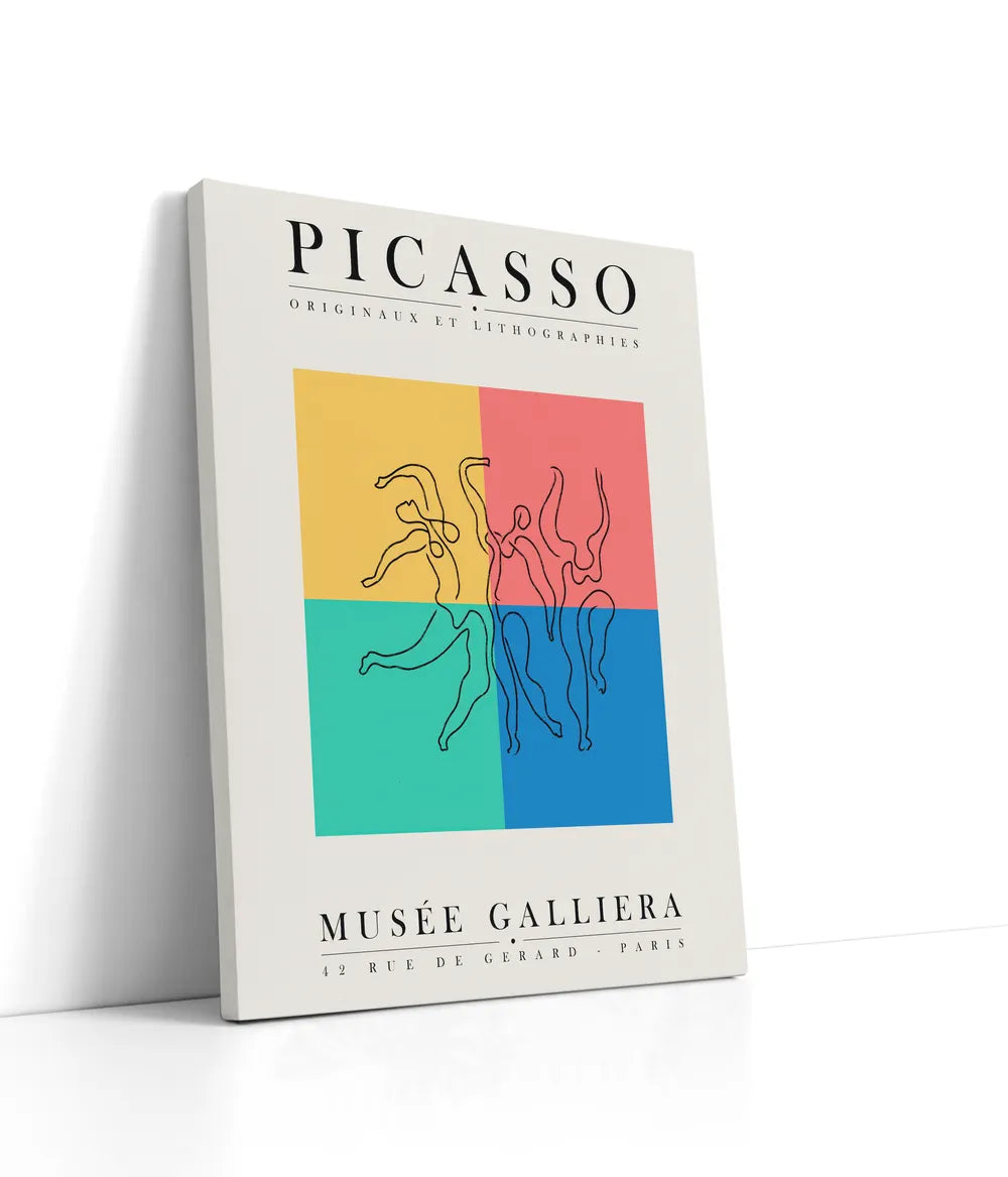 Picasso - Originaux Et Lithographies Lærred