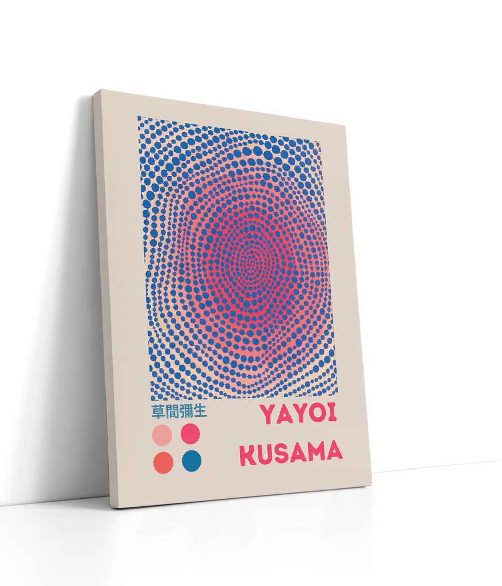Yayoi Kusama - Morning Sun Lærred