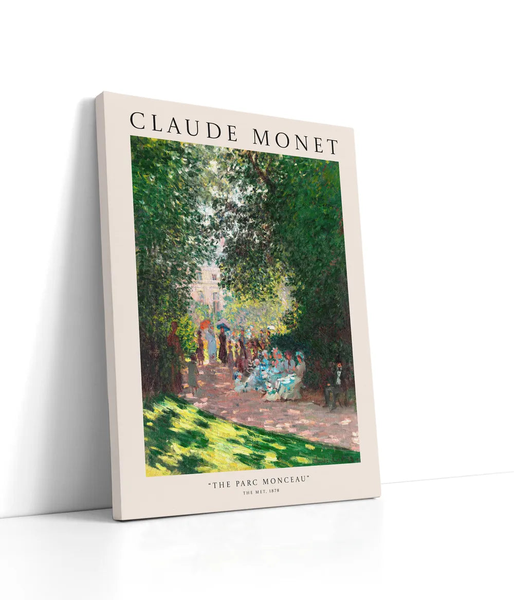 Claude Monet - The Parc Monceau Lærred