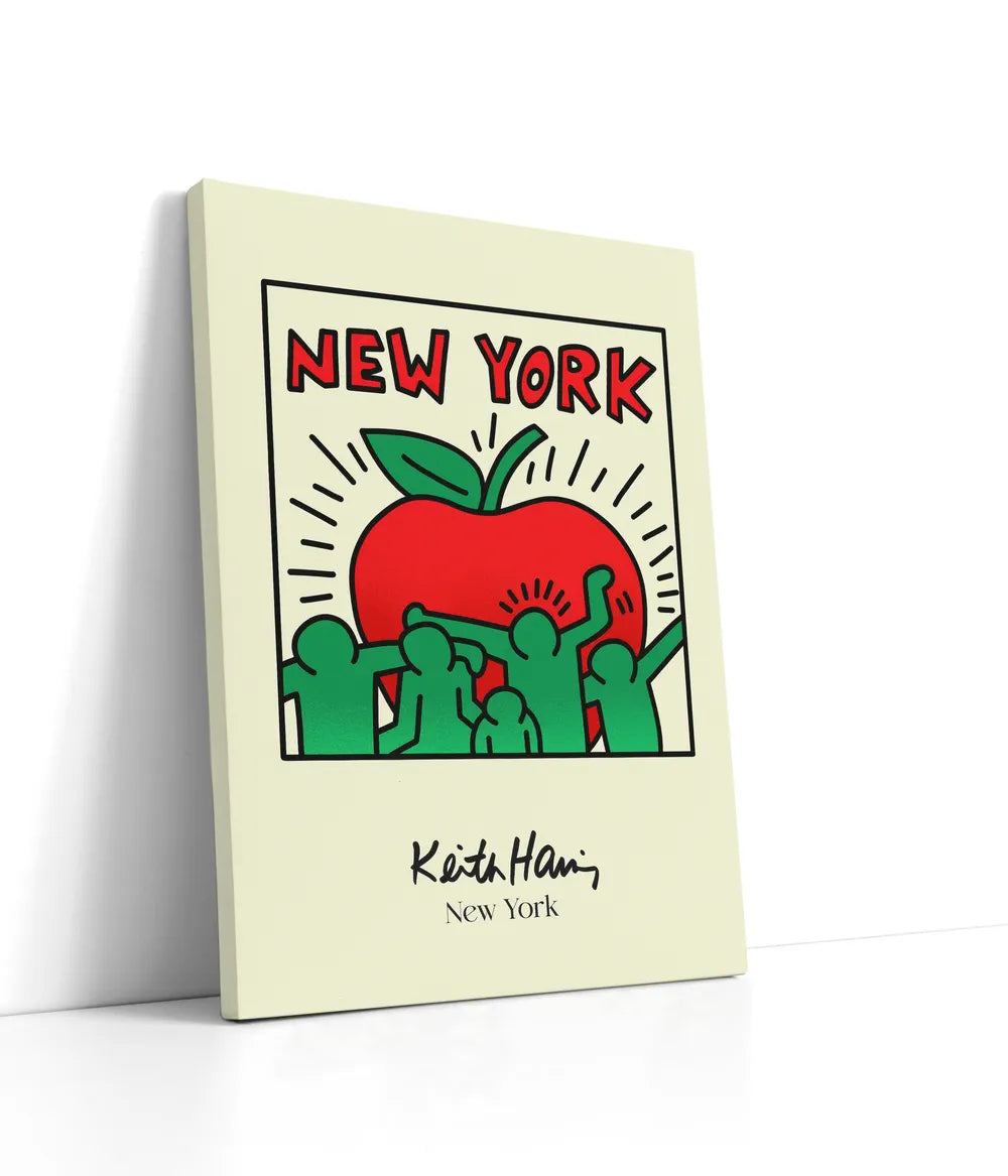 Keith Haring New York Lærred