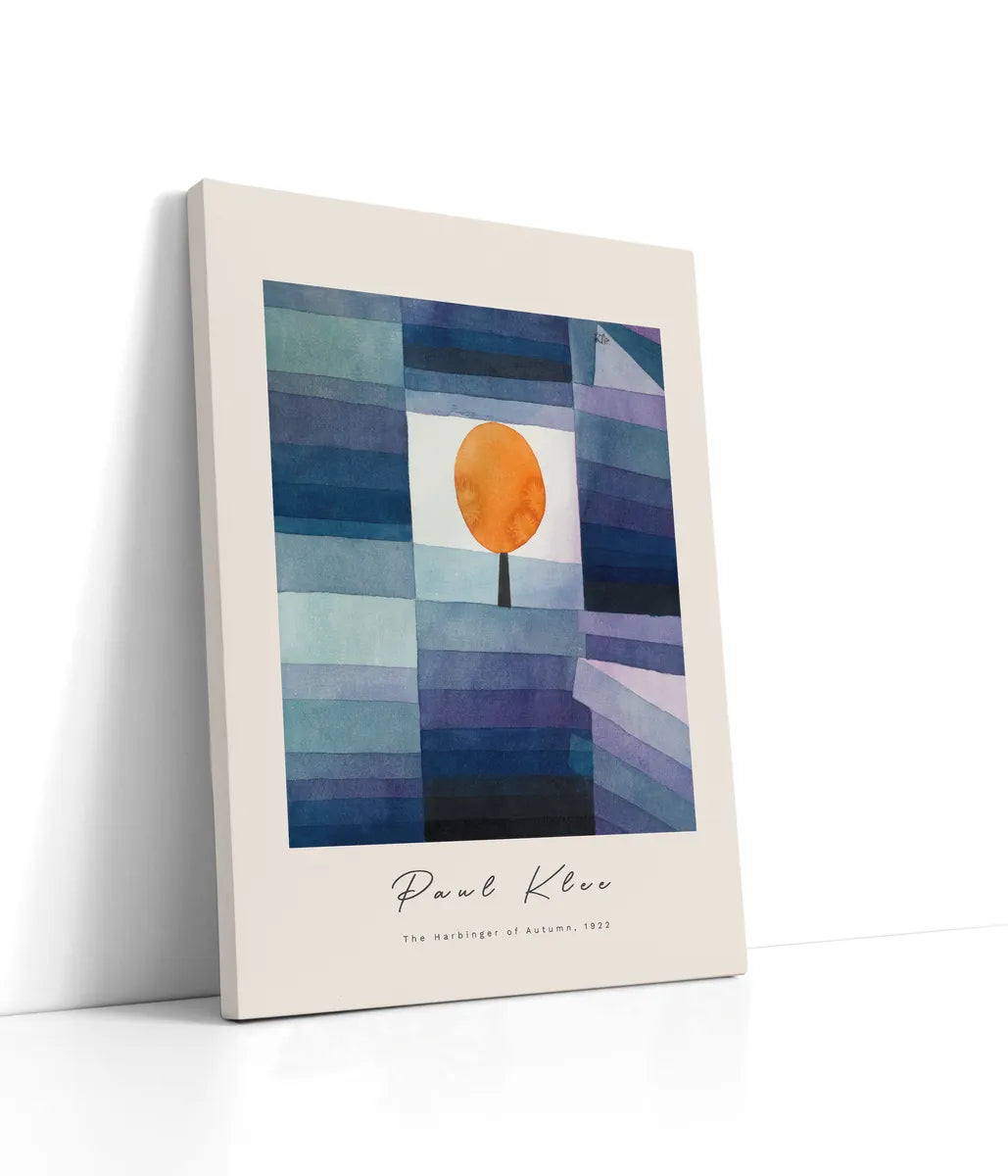 Paul Klee - The Harbinger Of Autumn Lærred