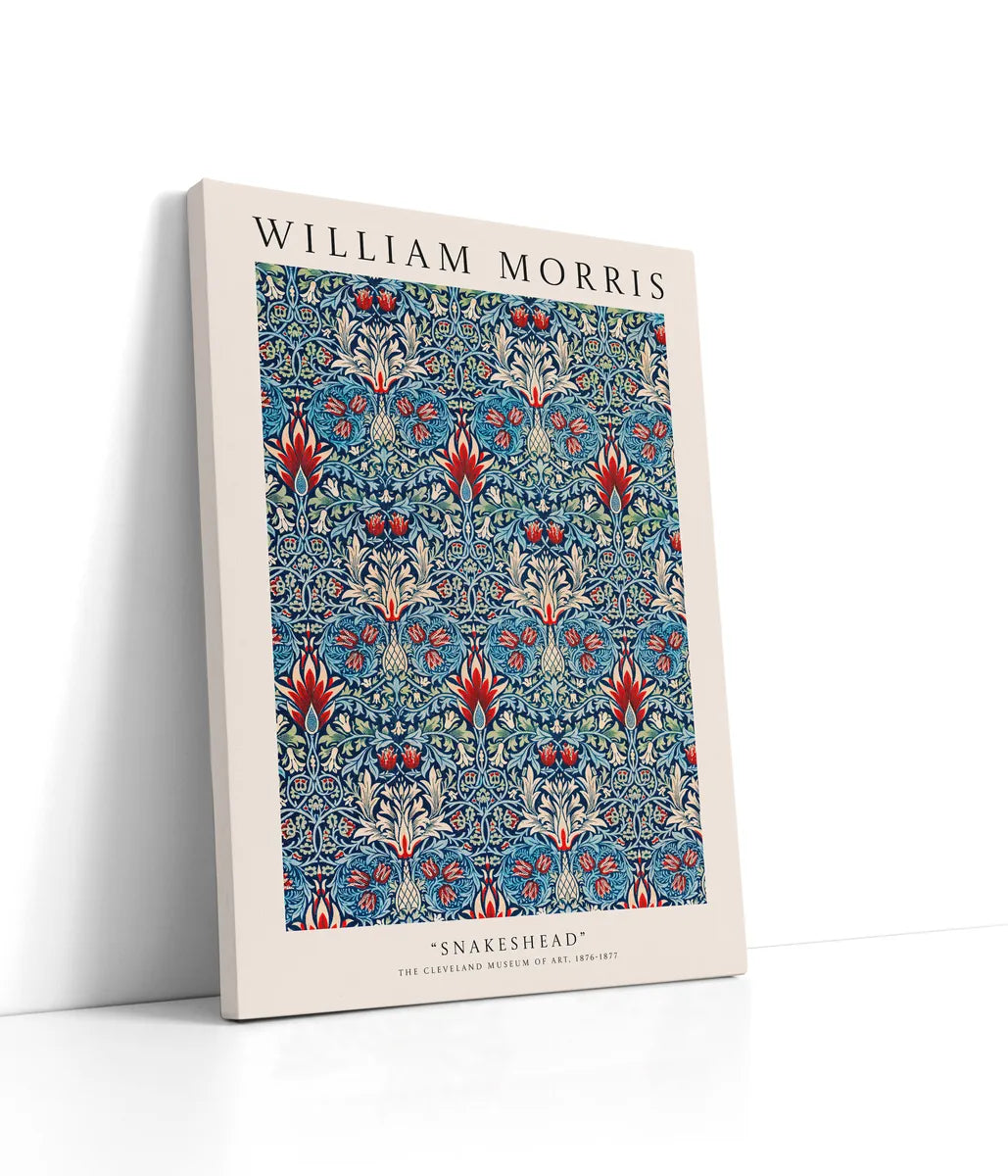 William Morris - Snakeshead Lærred