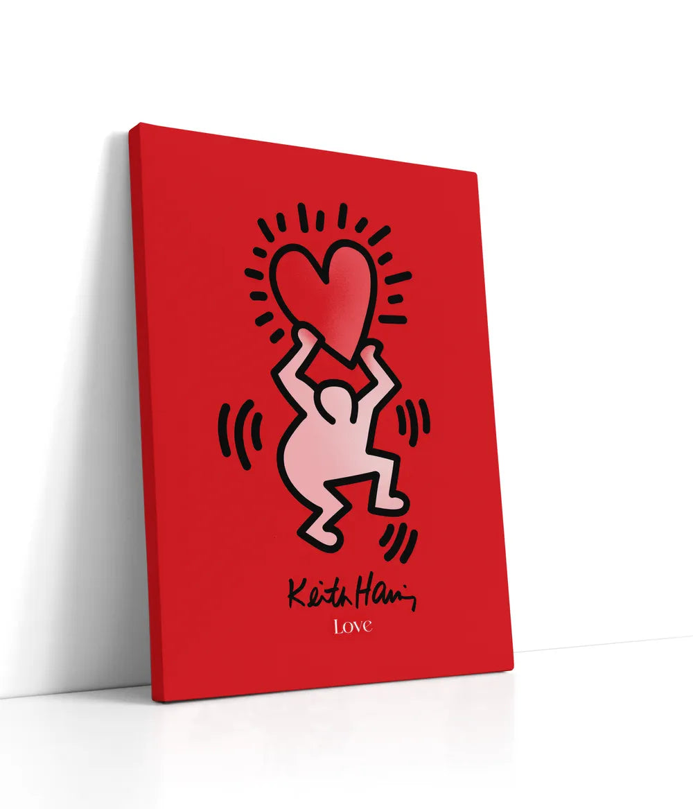 Keith Haring - Love 2 Lærred