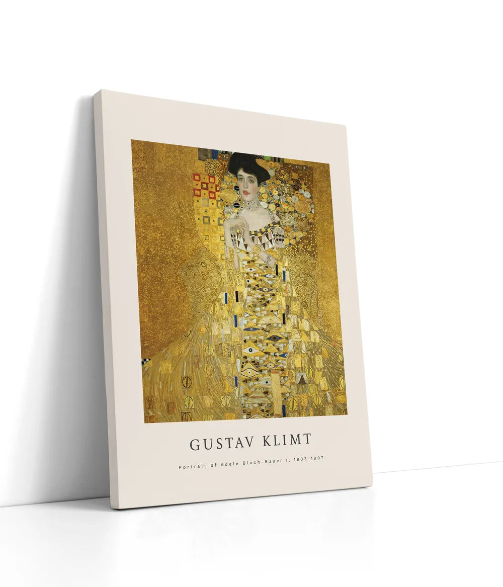 Gustav Klimt - Portrait Of Adele Bloch-Bauer Lærred