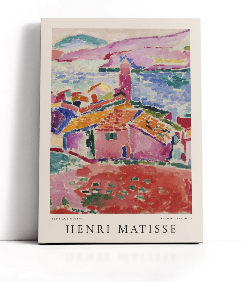 Henri Matisse - Les Toits De Collioure Lærred