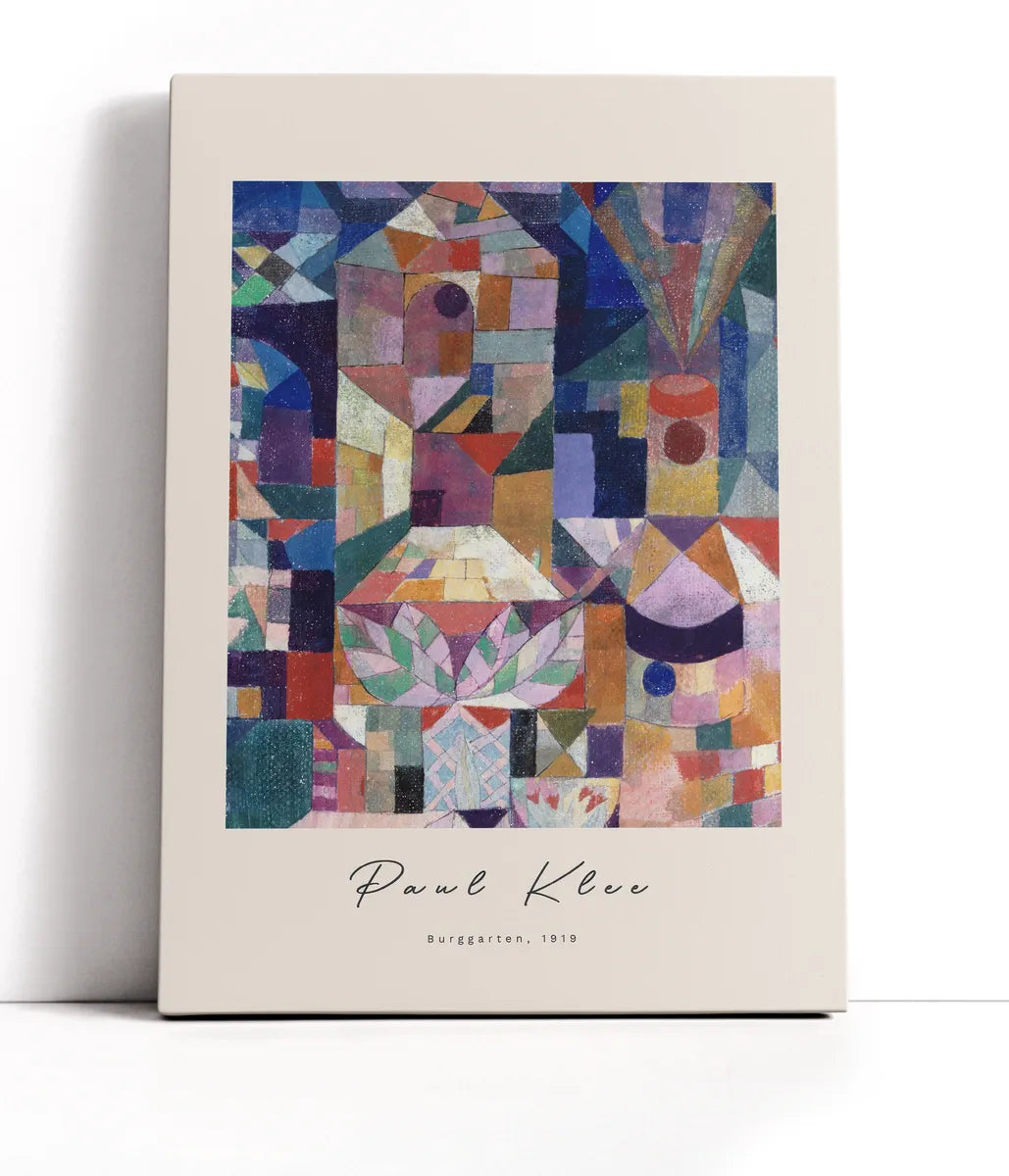 Paul Klee - Burggarten Lærred