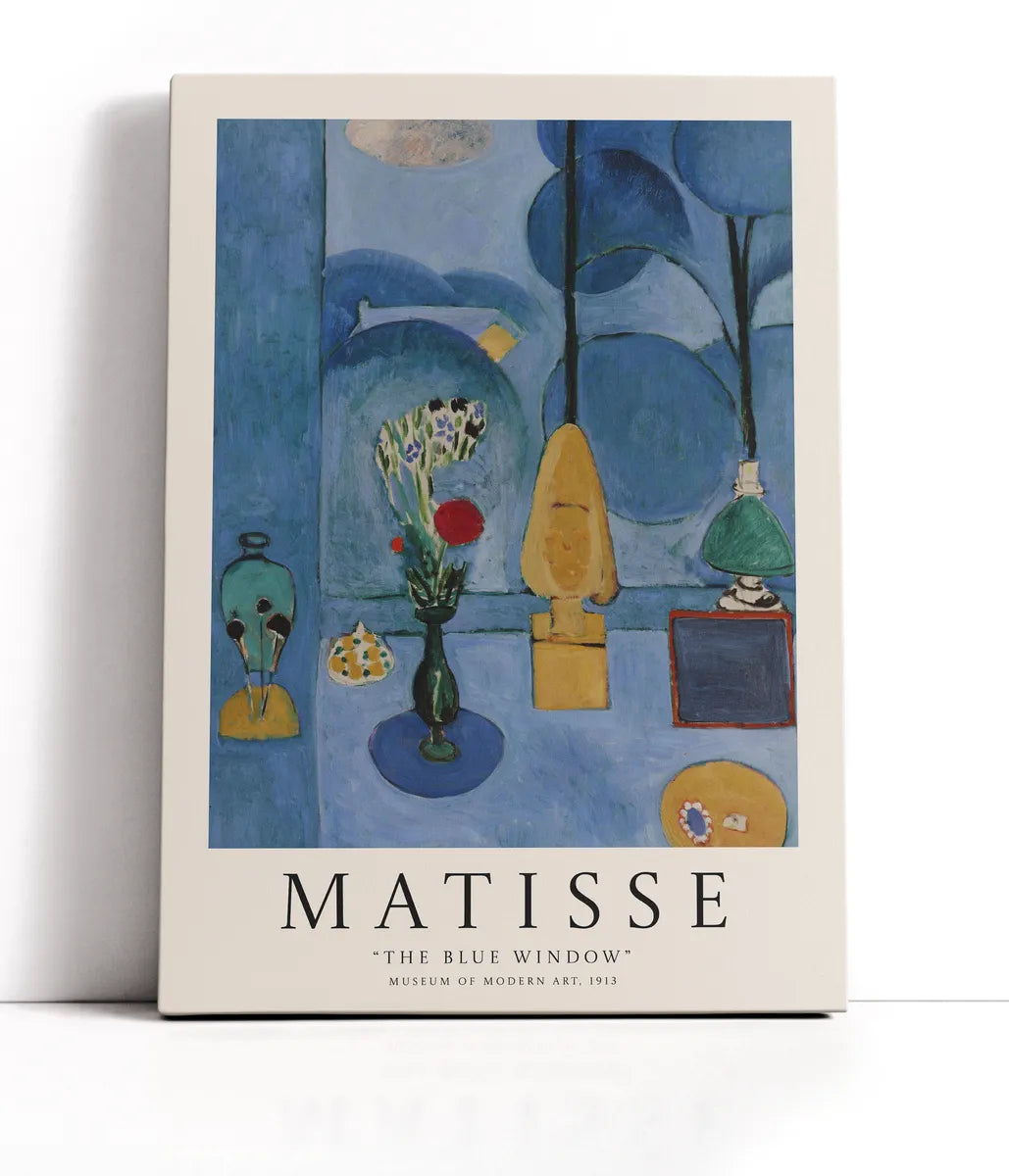 Henri Matisse - The Blue Window Lærred