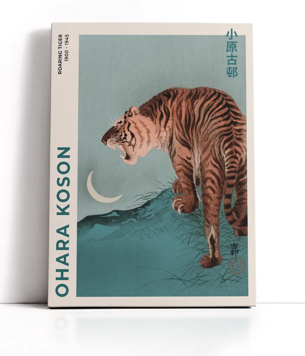 Ohara Koson - Roaring Tiger Lærred