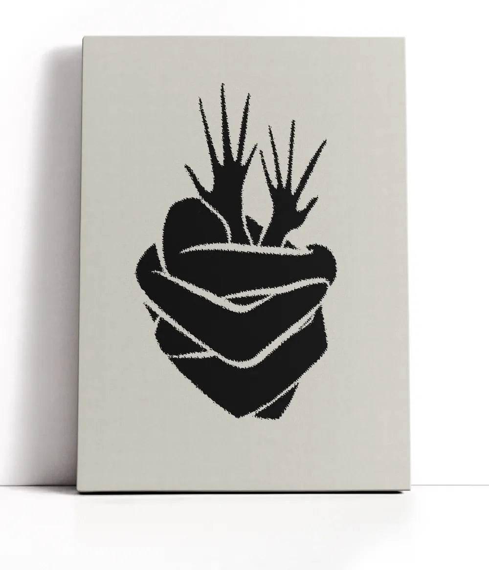 Huddled Together Lærred