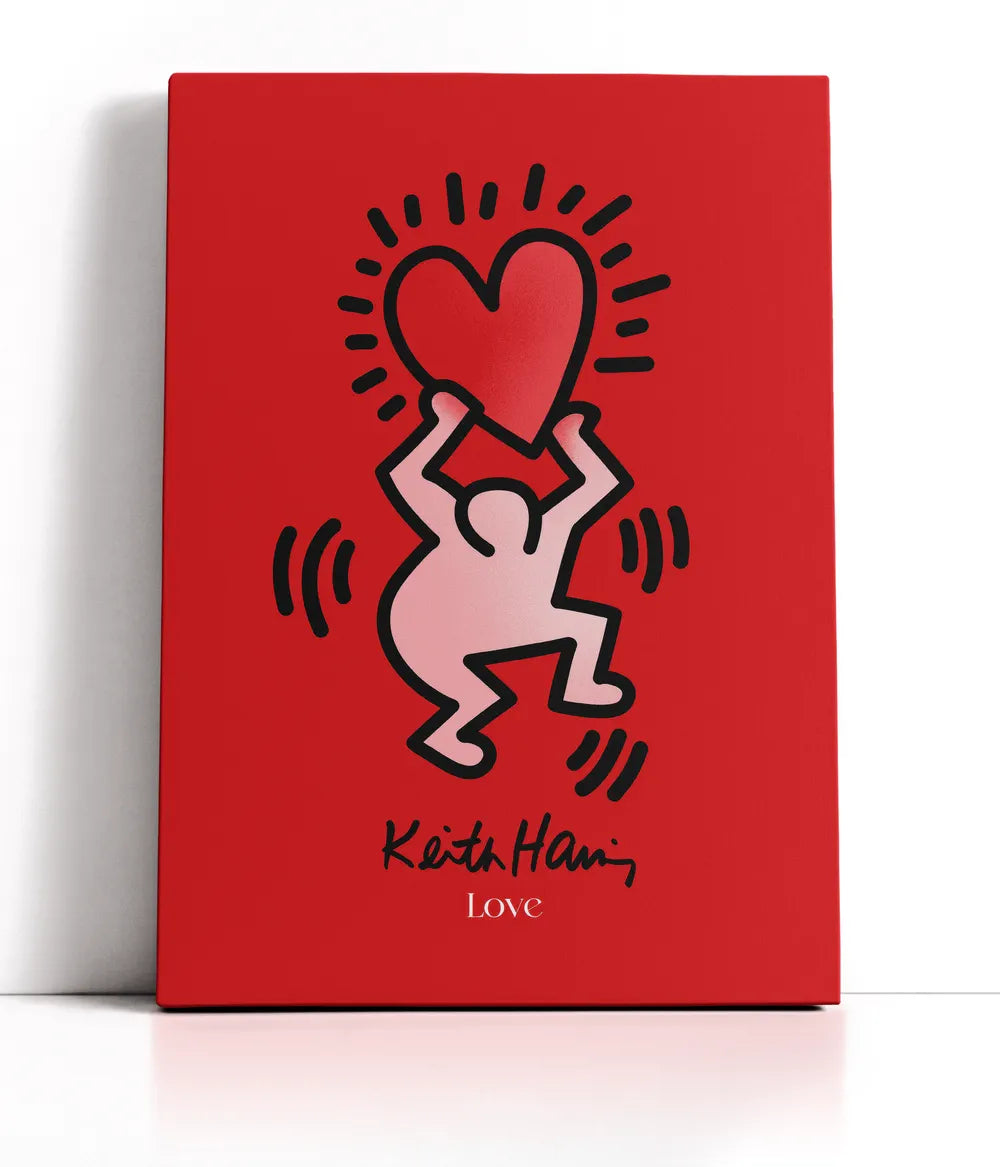 Keith Haring - Love 2 Lærred