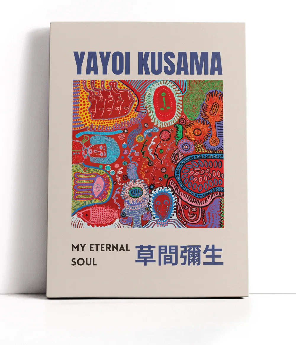 Yayoi Kusama - My Eternal Soul Lærred