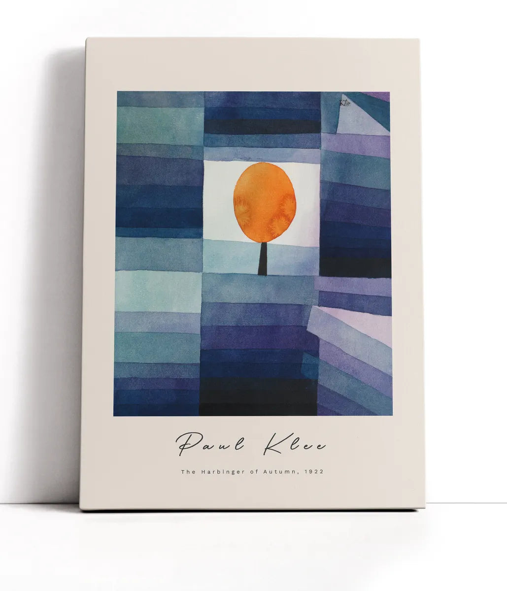 Paul Klee - The Harbinger Of Autumn Lærred