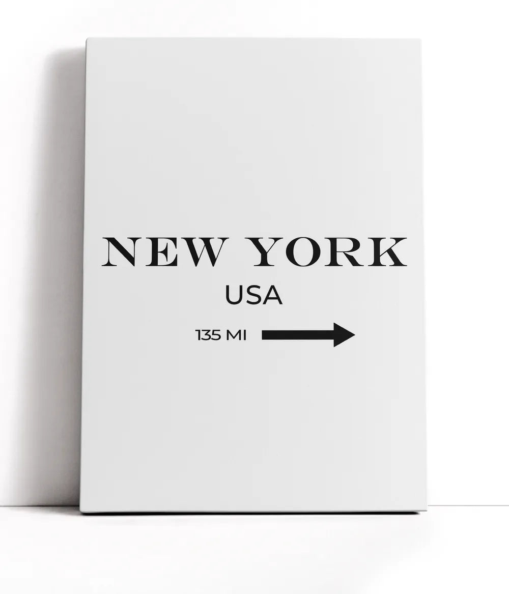 New York No3 Lærred