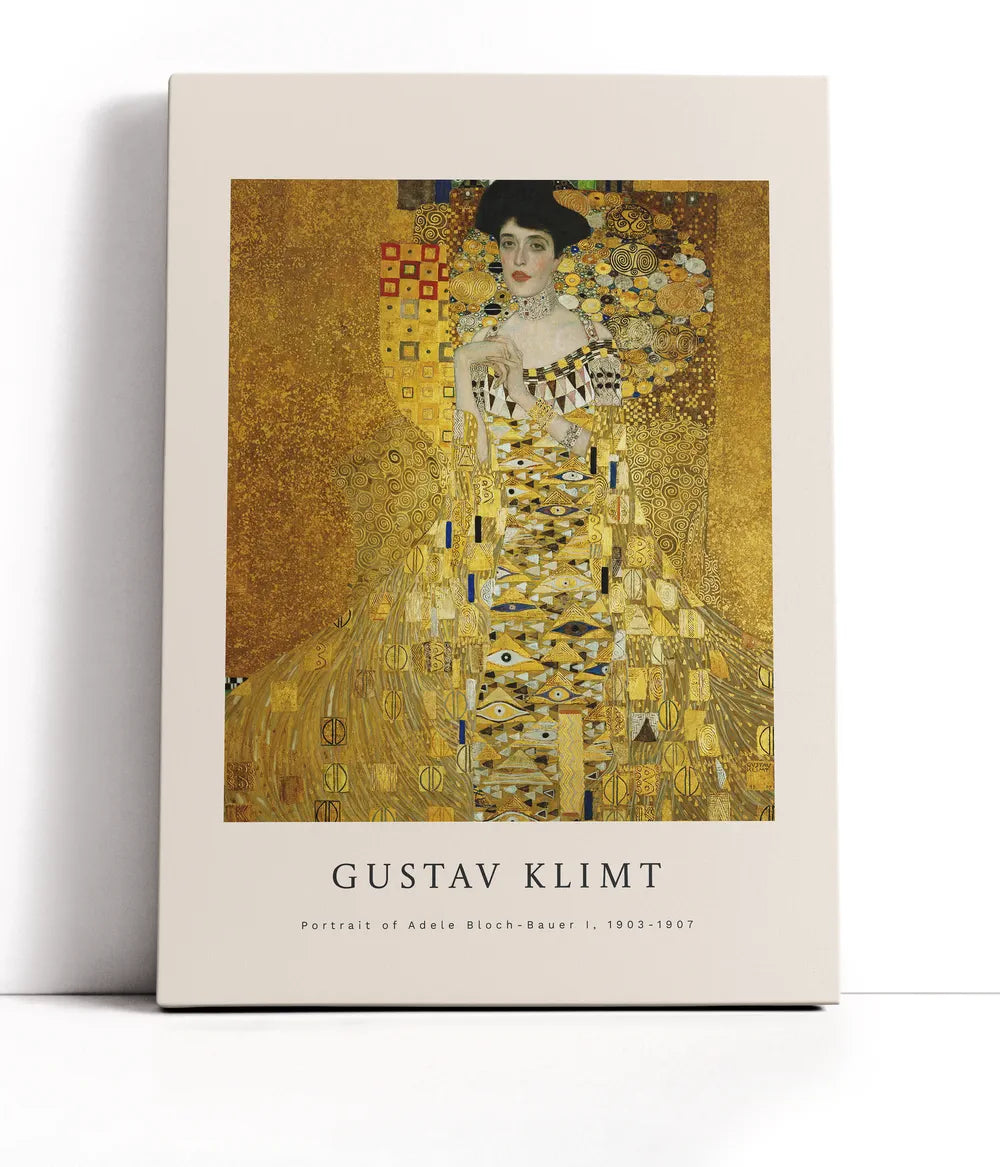 Gustav Klimt - Portrait Of Adele Bloch-Bauer Lærred