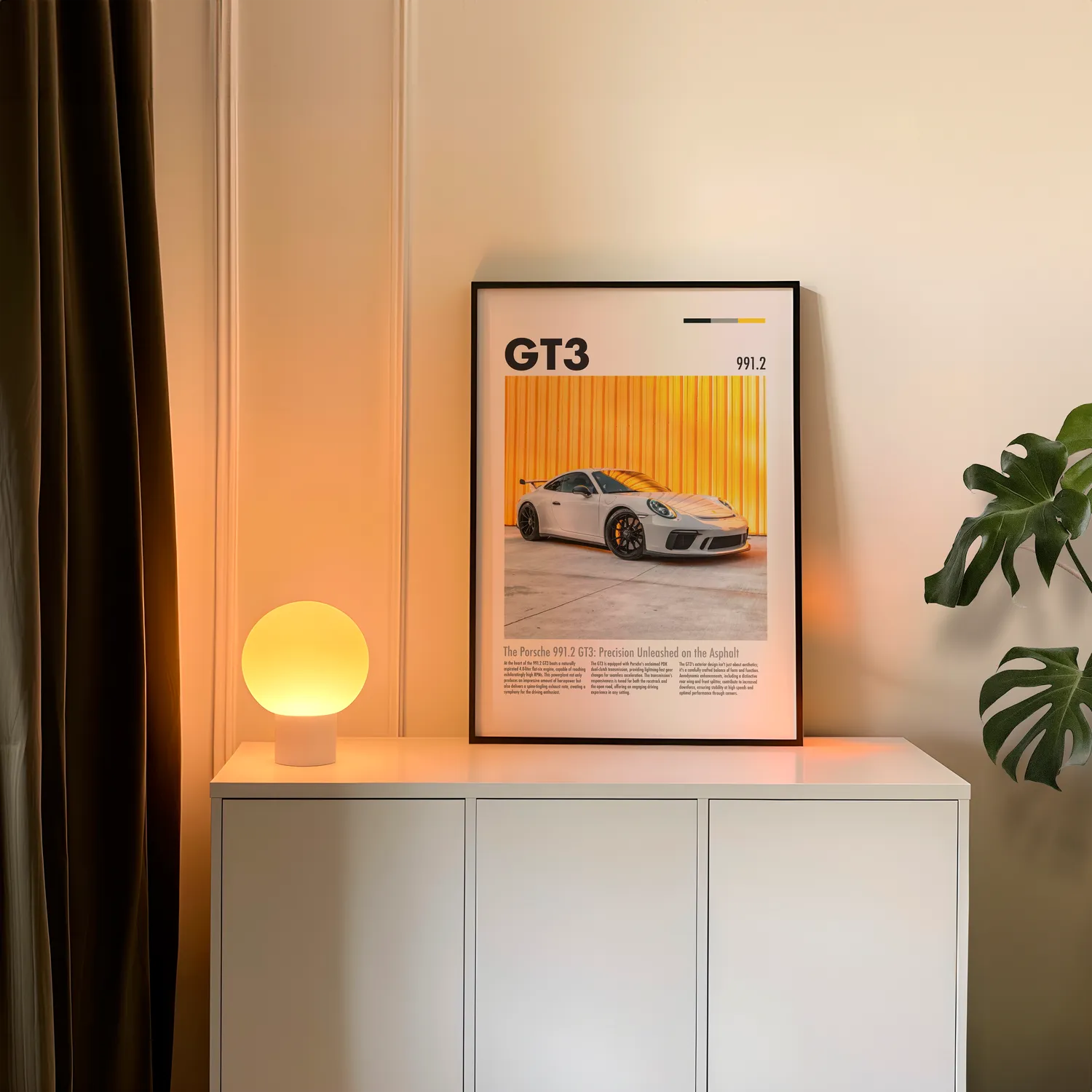 Porsche 991.2 GT3 Plakat