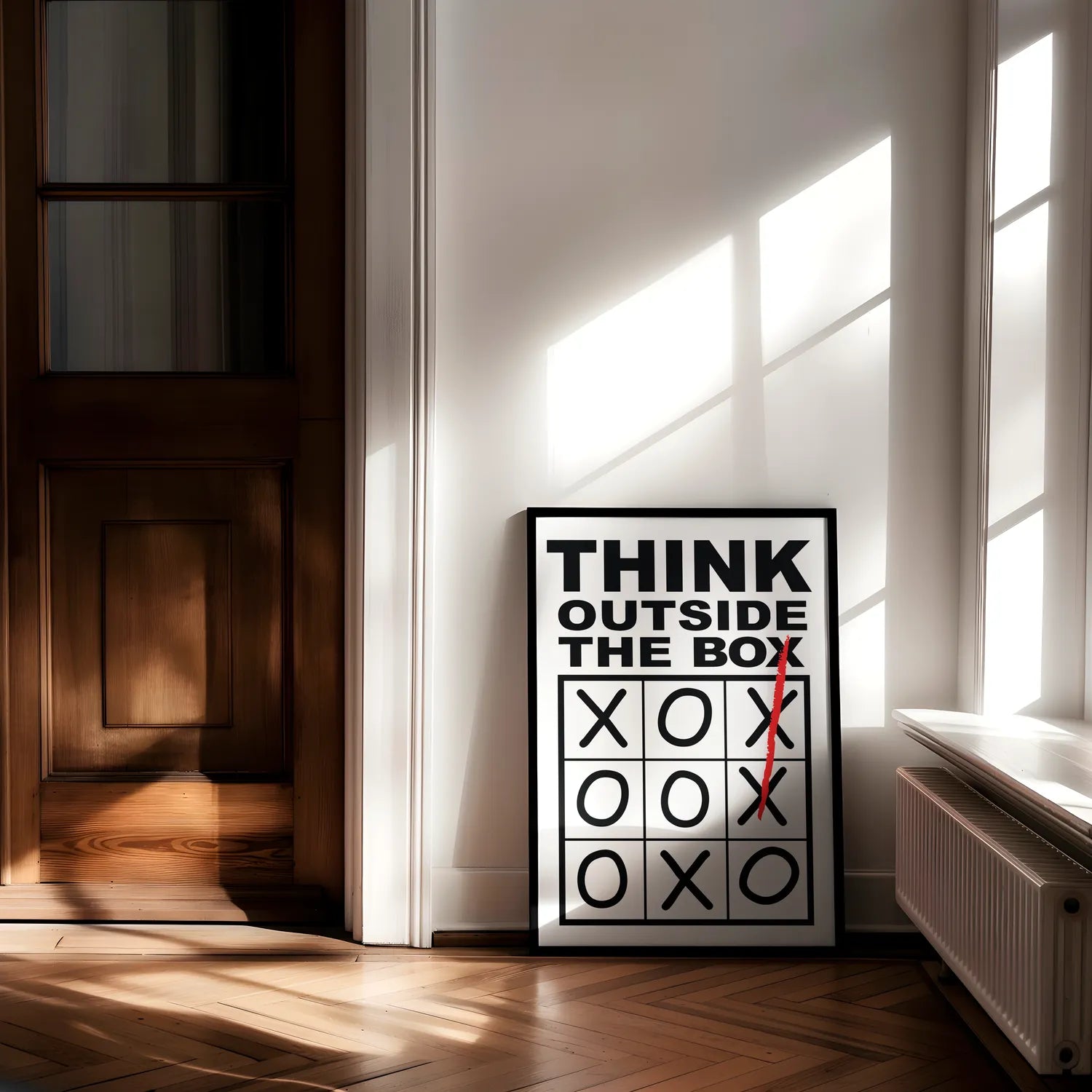 Think outside the box Plakat