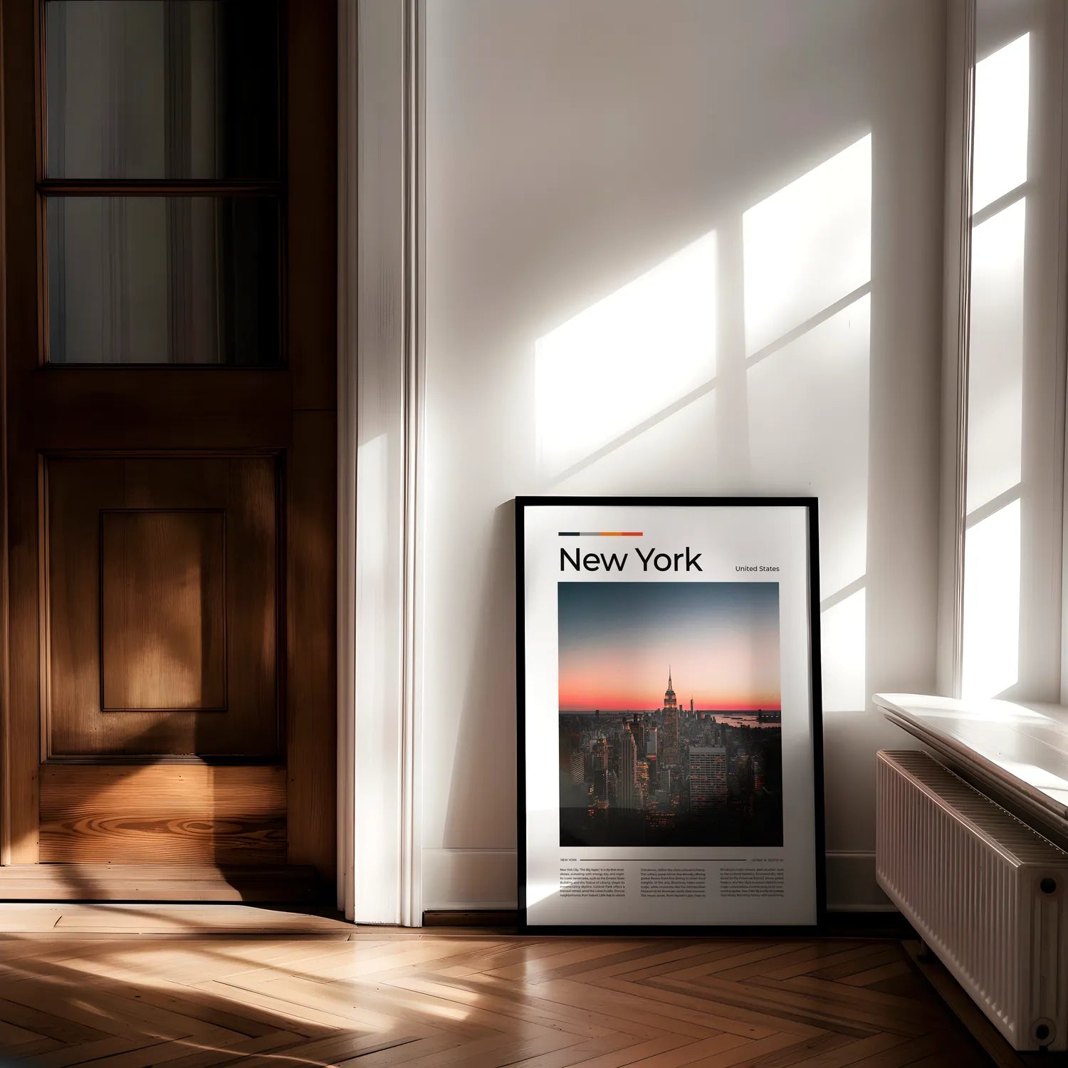New York City Sunset Plakat