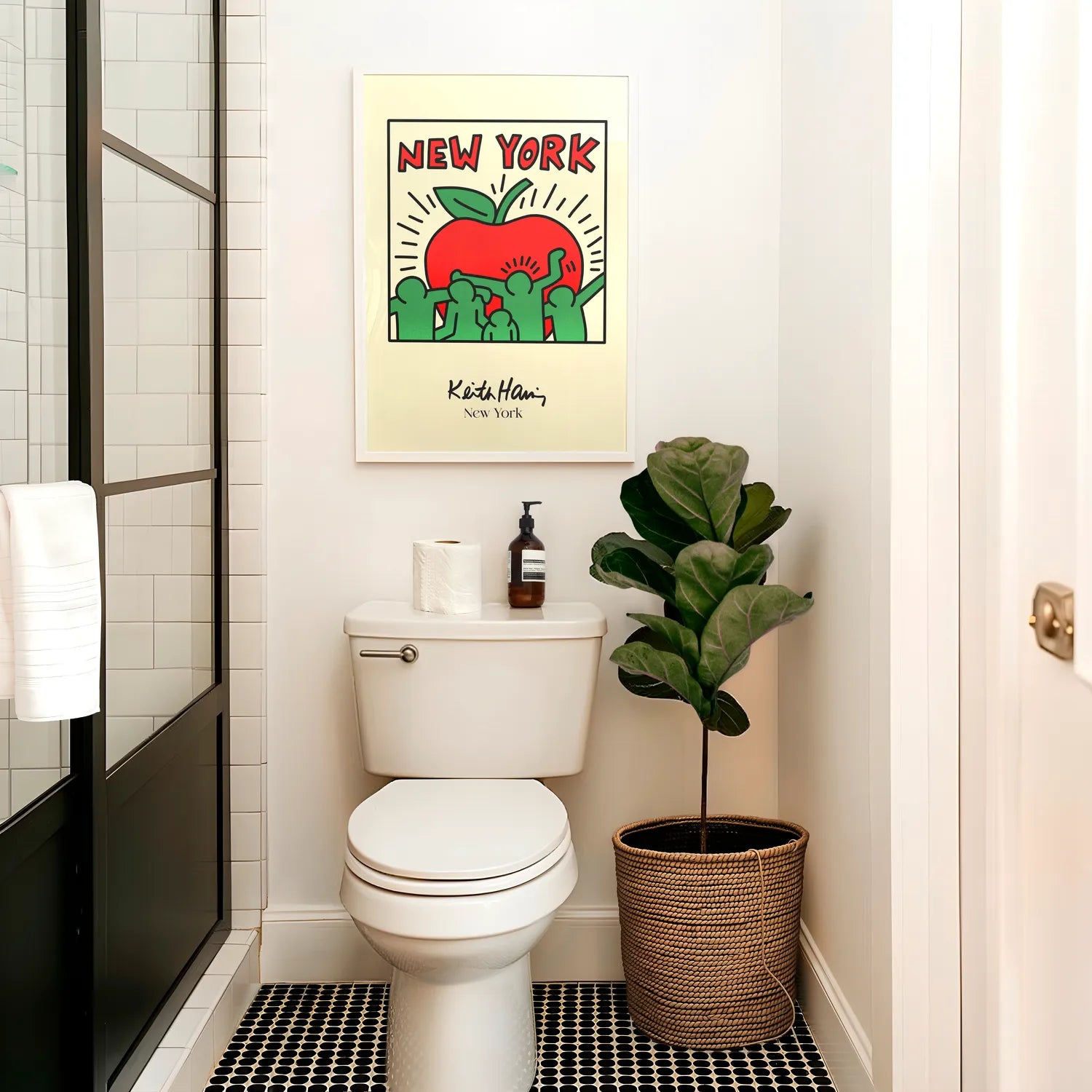 Keith Haring ''New York'' Plakat