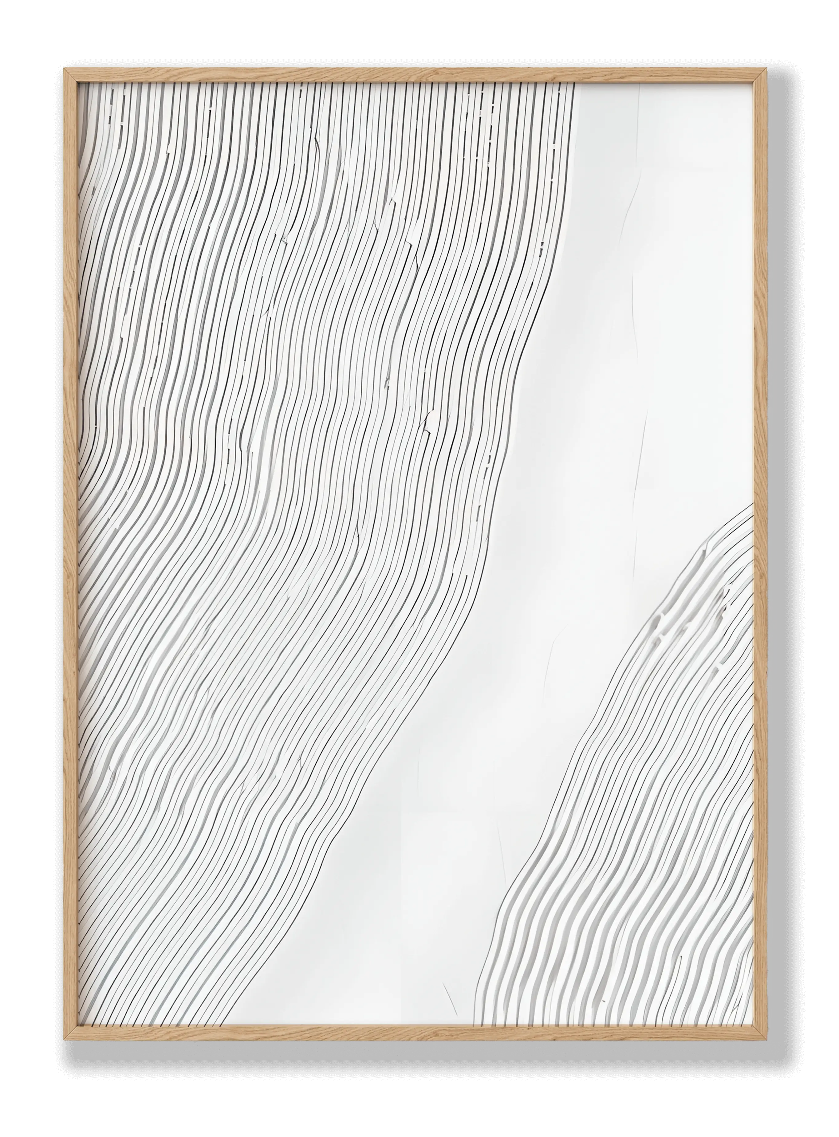 WEICHE LINIEN-TEXTUR 2 Poster