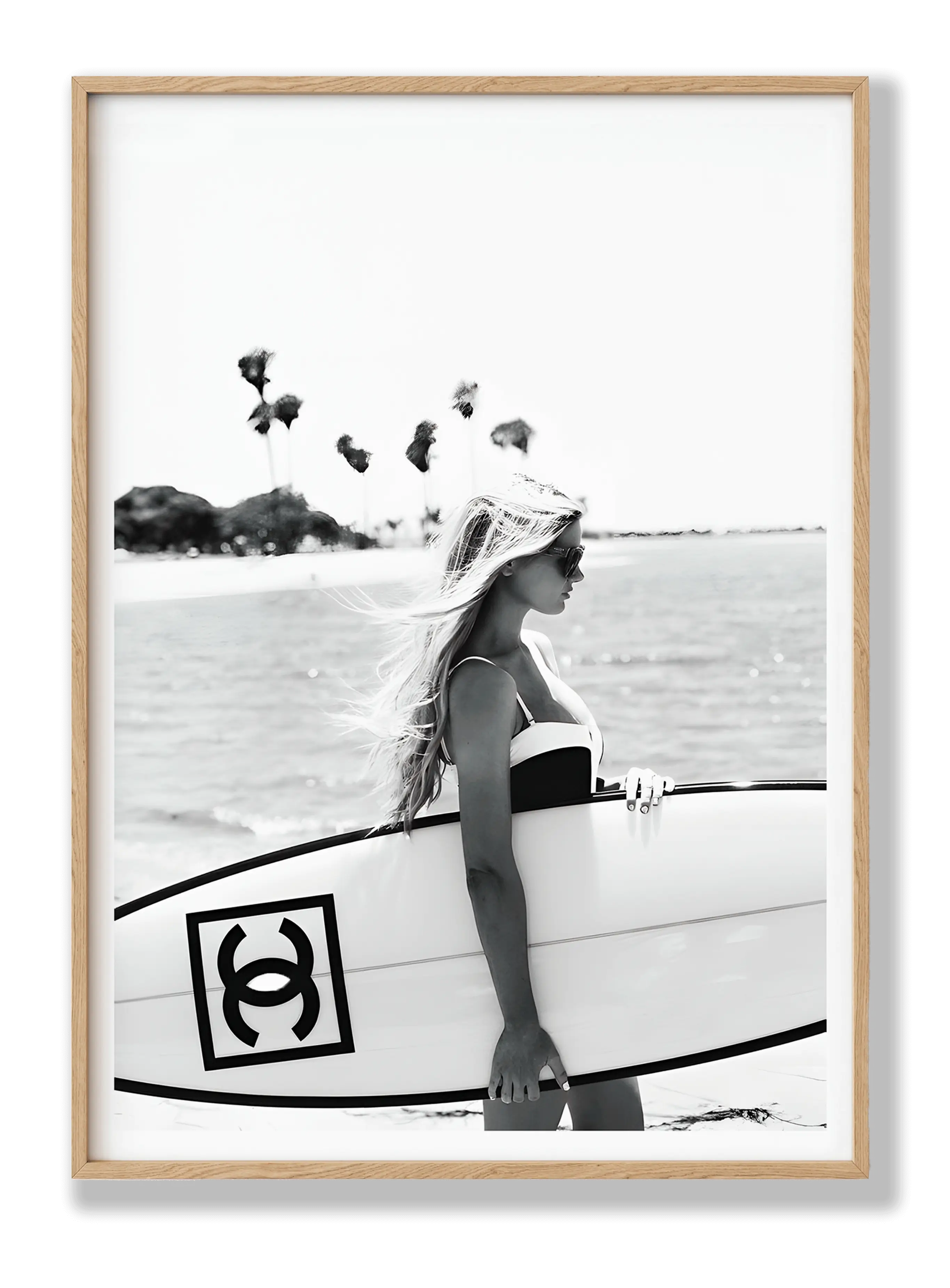 Chanel Surfboard Plakat