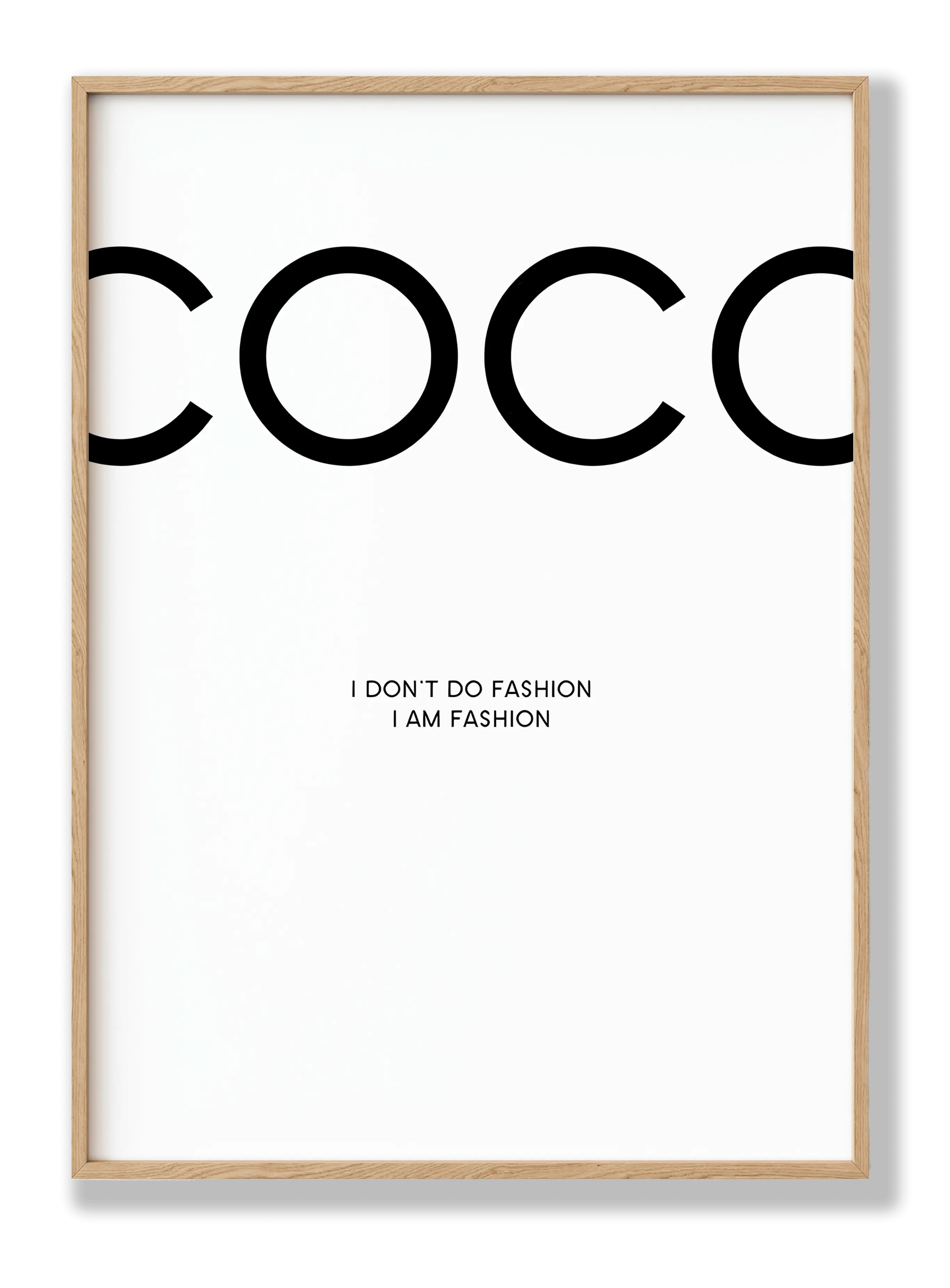 Coco Chanel Plakat