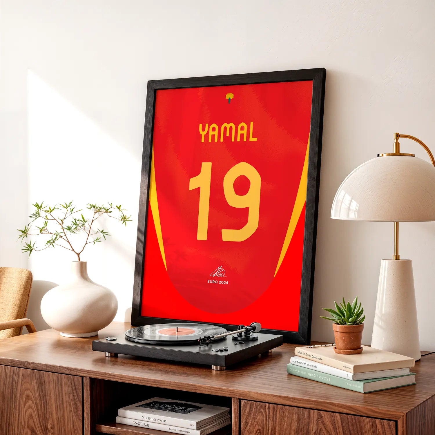 Lamine Yamal Shirt Plakat