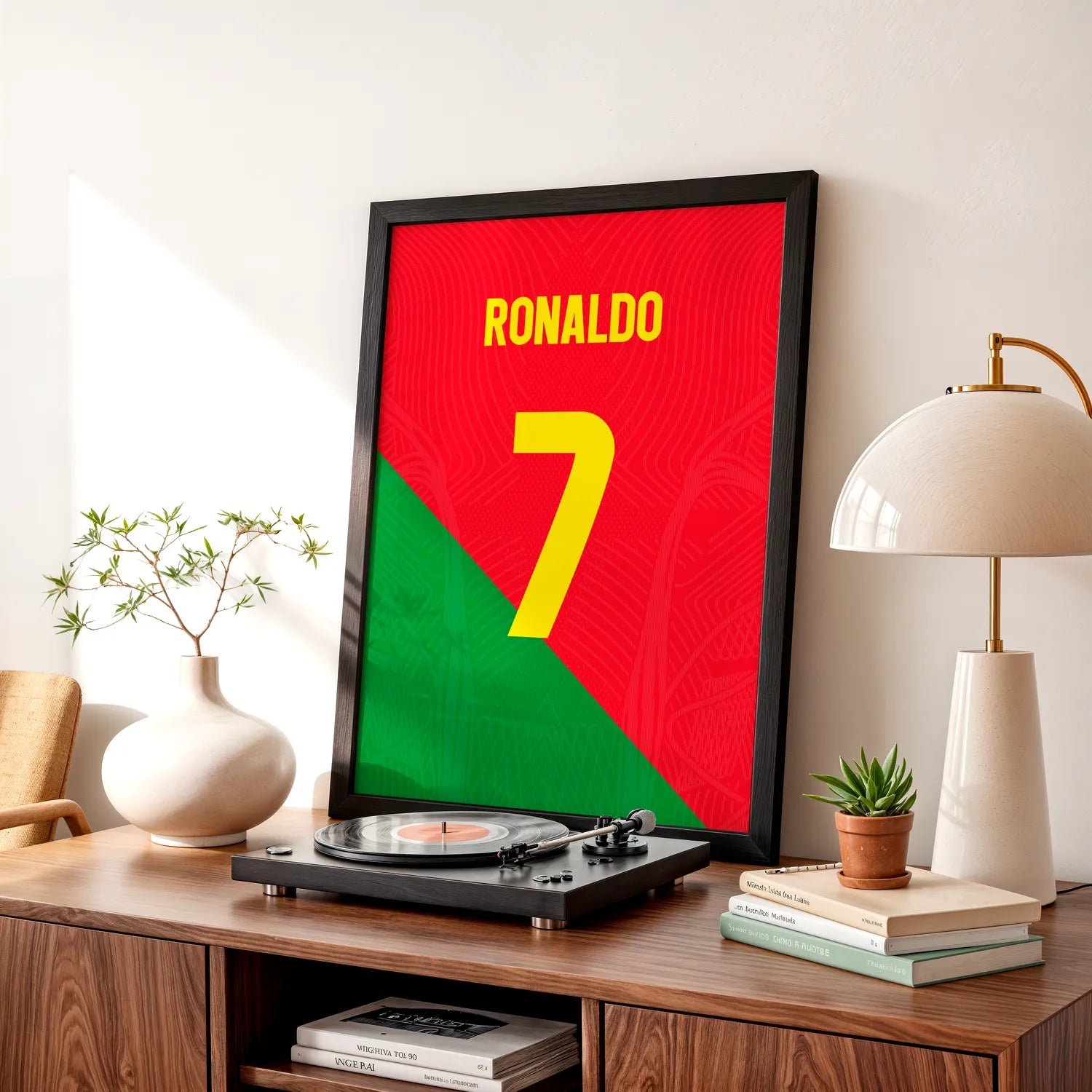 Cristiano Ronaldo Shirt Plakat