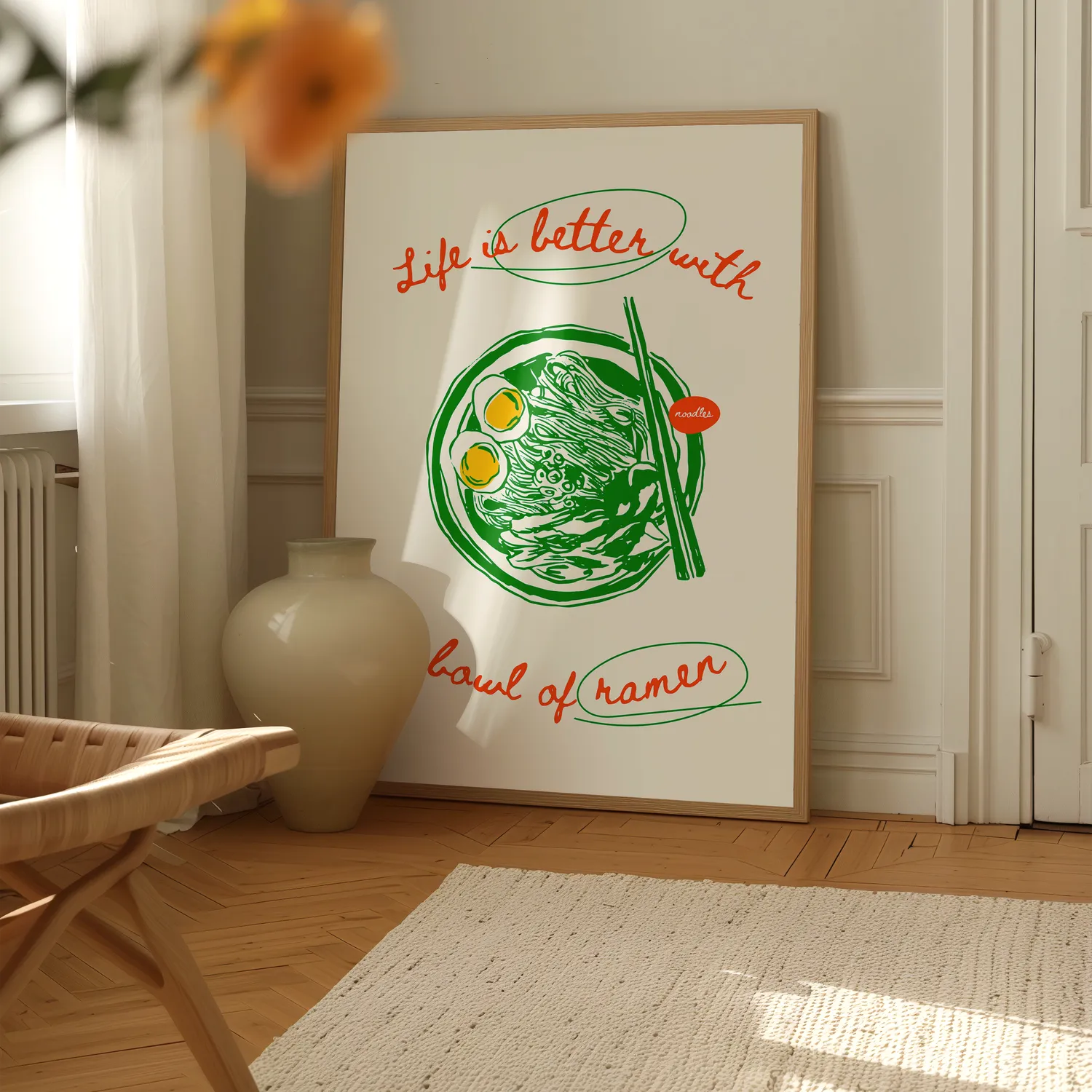 Better With Ramen Plakat