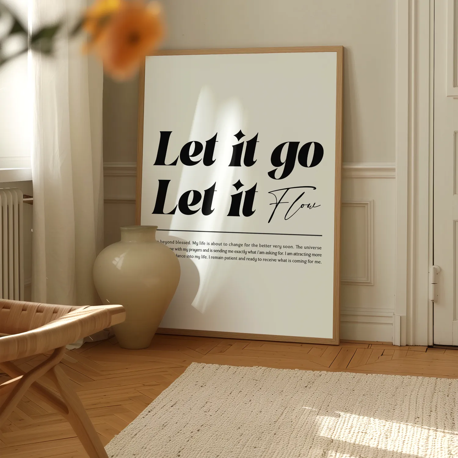 Let it go Plakat
