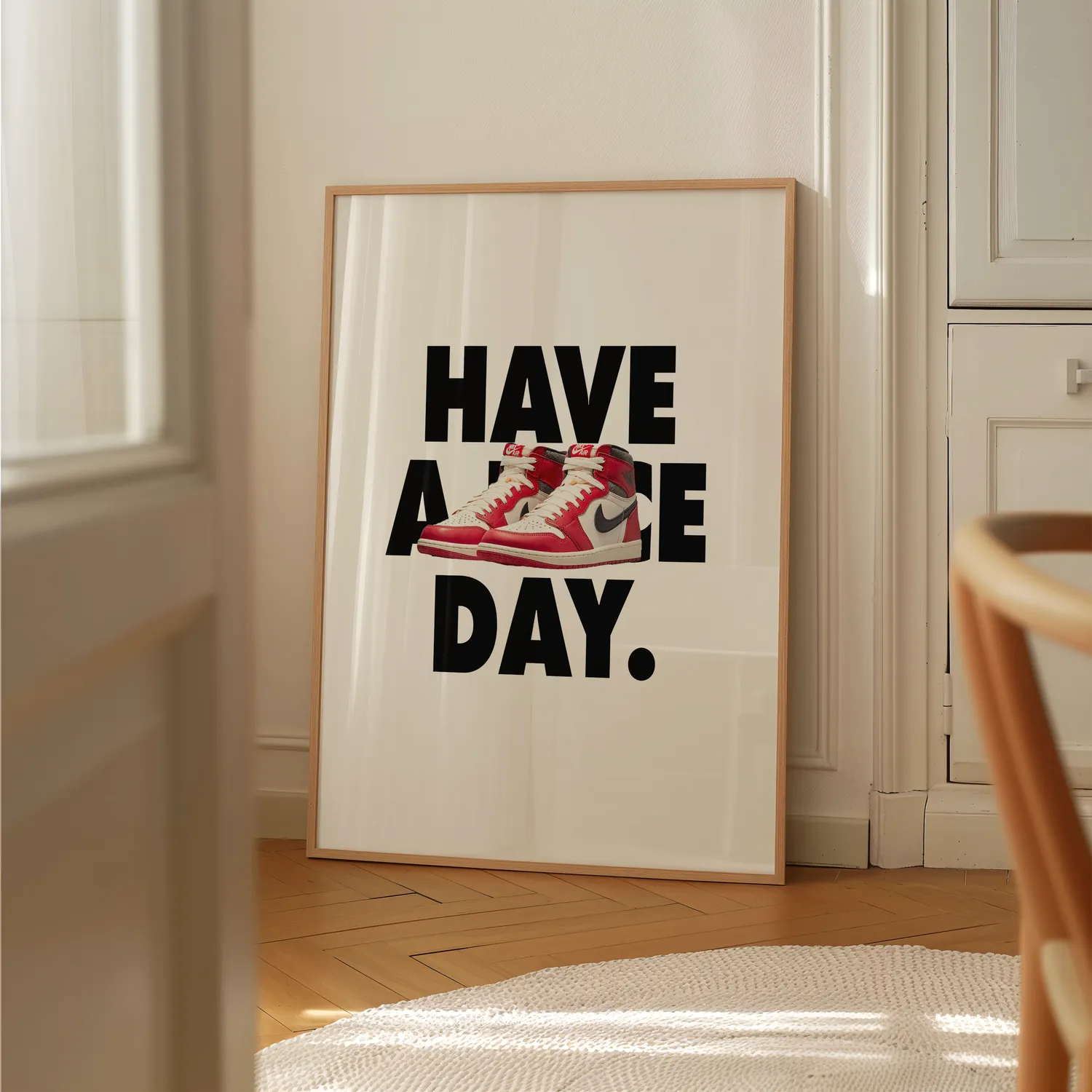 Nice Day Sneakers Plakat