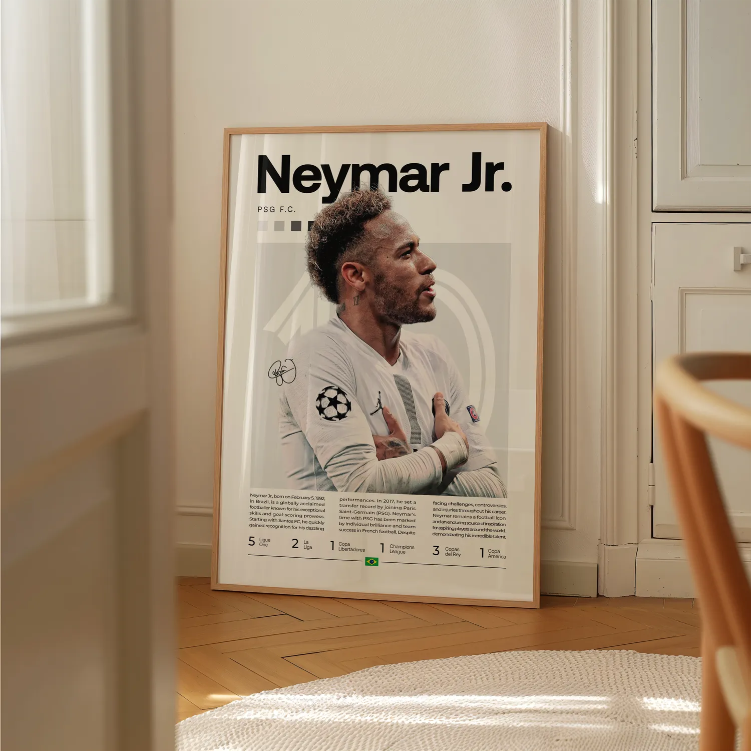 Neymar No. 5 Plakat