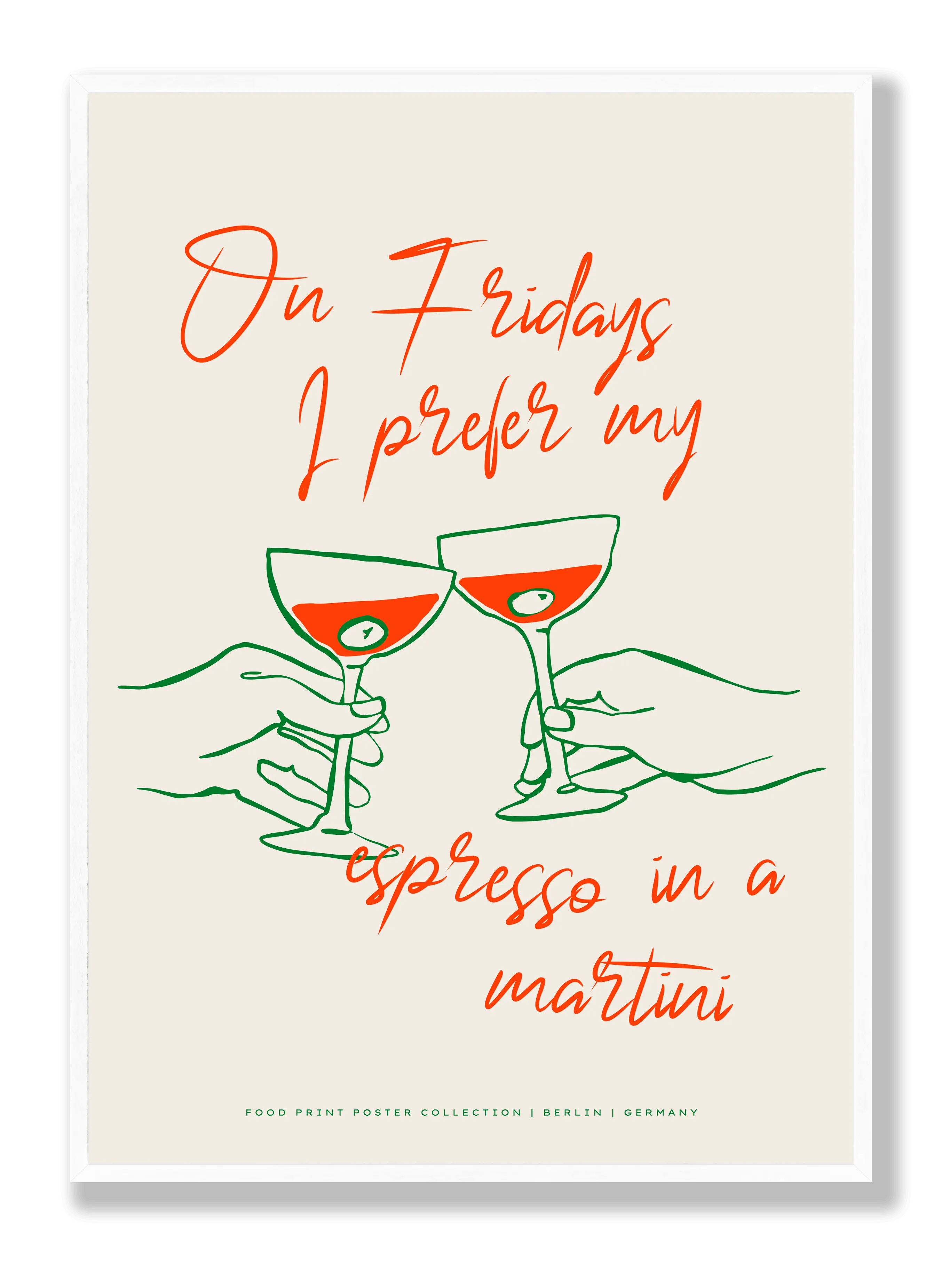 Fridays With Martini Plakat