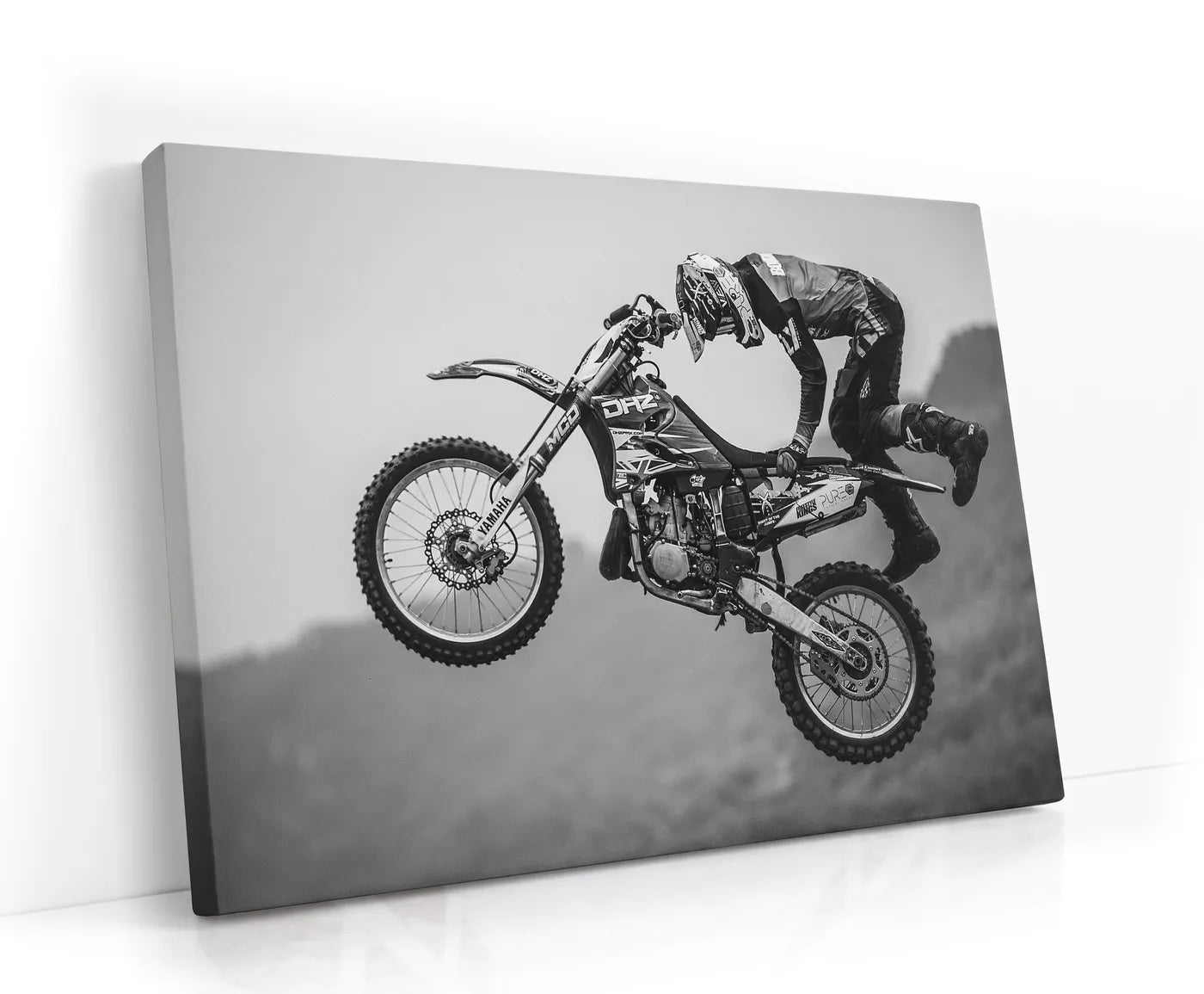 Motorcross airtime Lærred