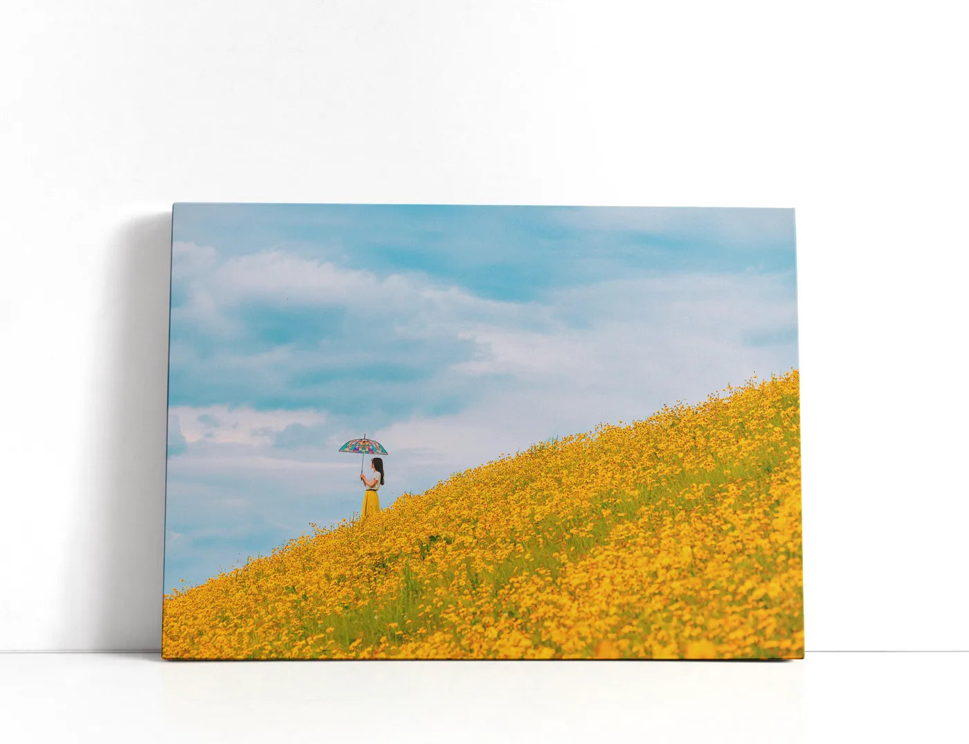 Yellow Hills. Wait For The Rain Lærred