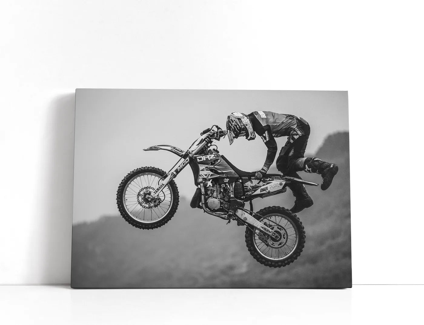 Motorcross airtime Lærred