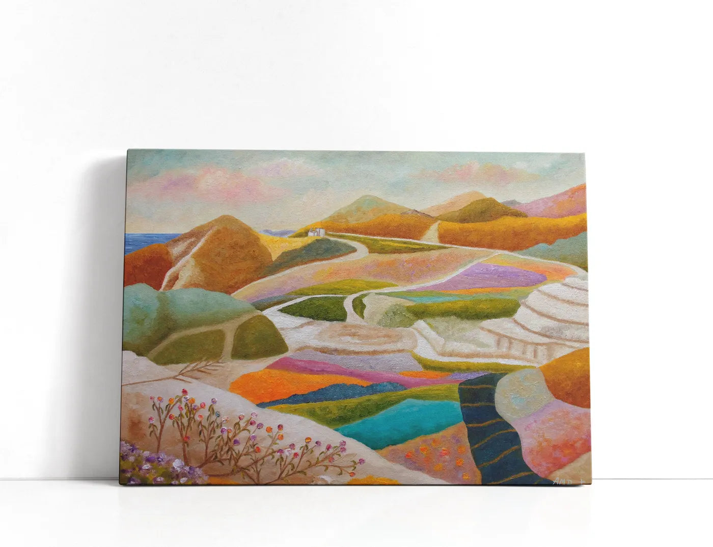 Flowers Sprouting In the Rocky Valley Lærred