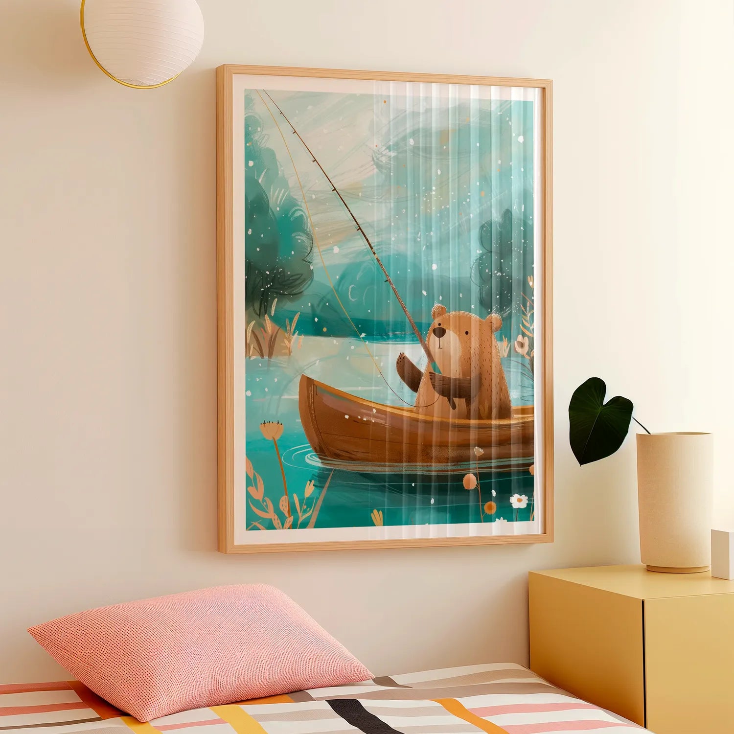 Fishing Bear Plakat