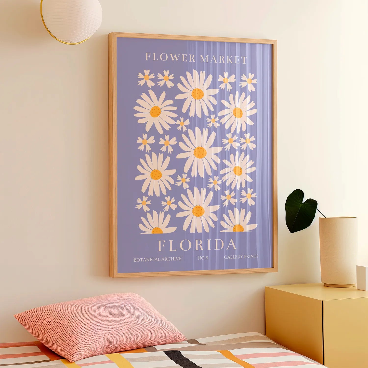 Flower Market Florida Plakat