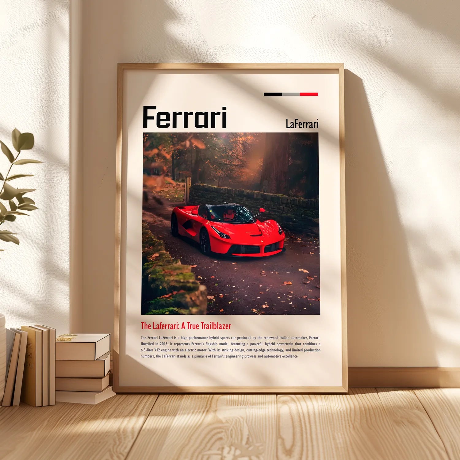 Ferrari Laferrari Plakat