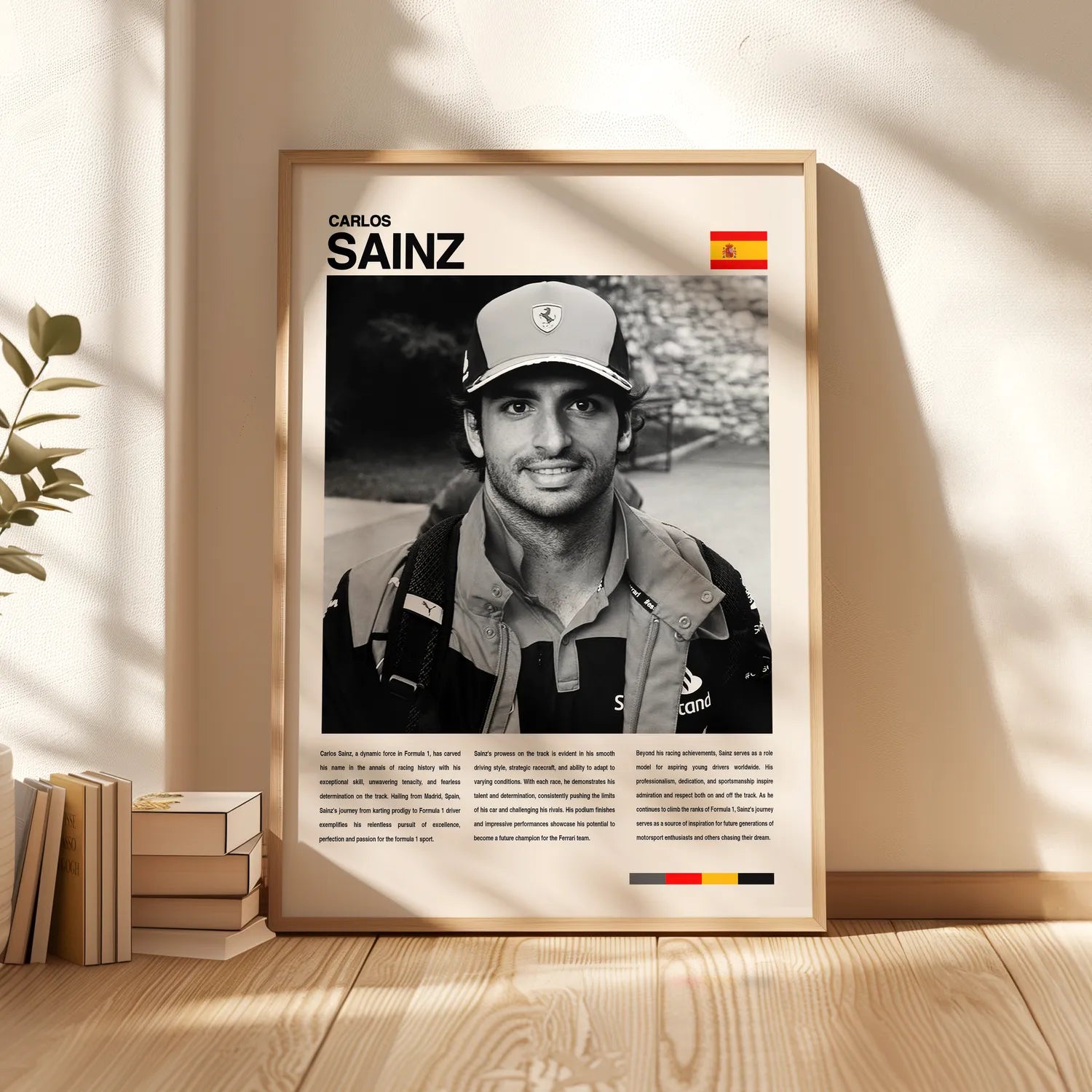 Carlos Sainz Plakat