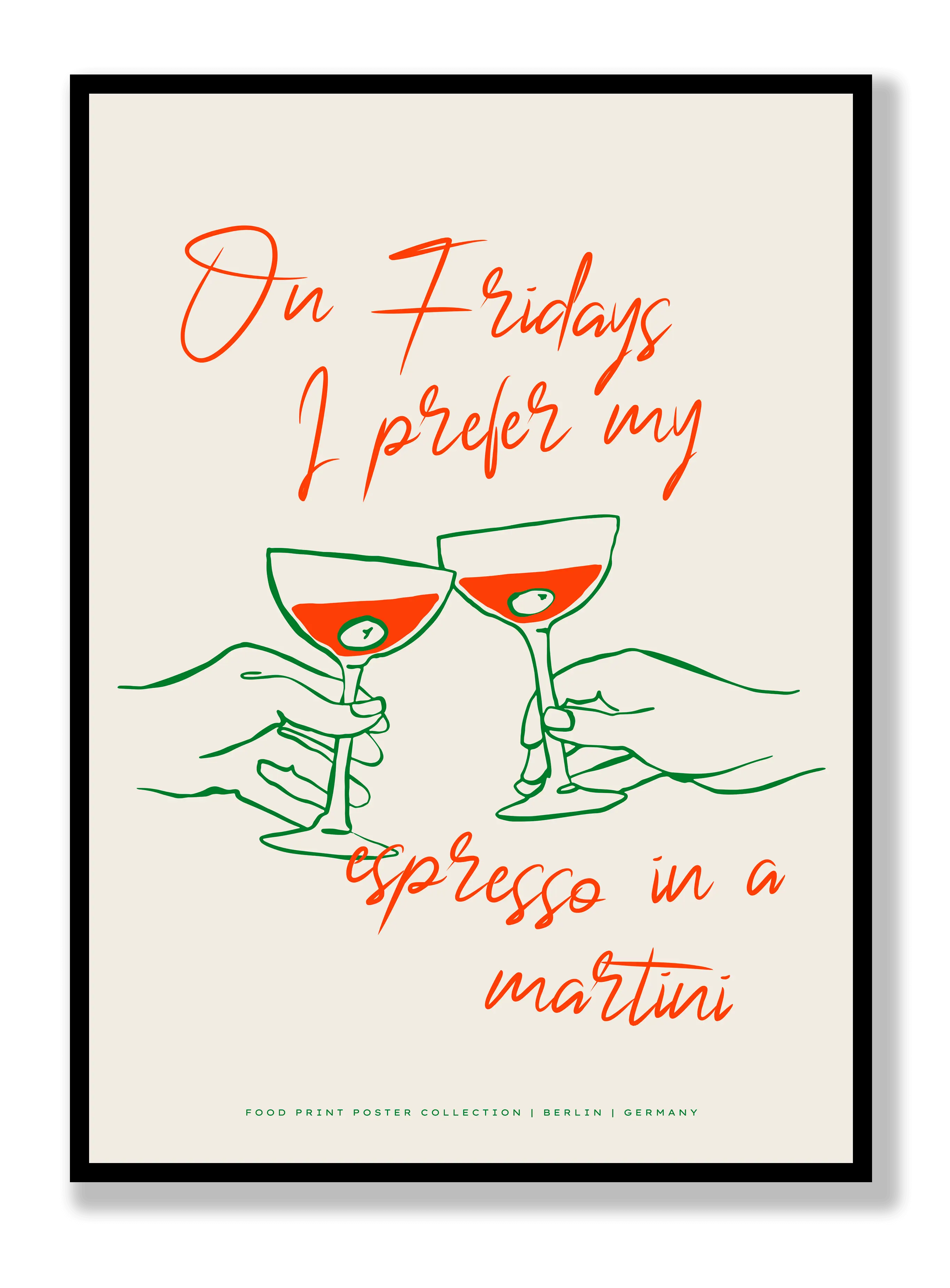Fridays With Martini Plakat