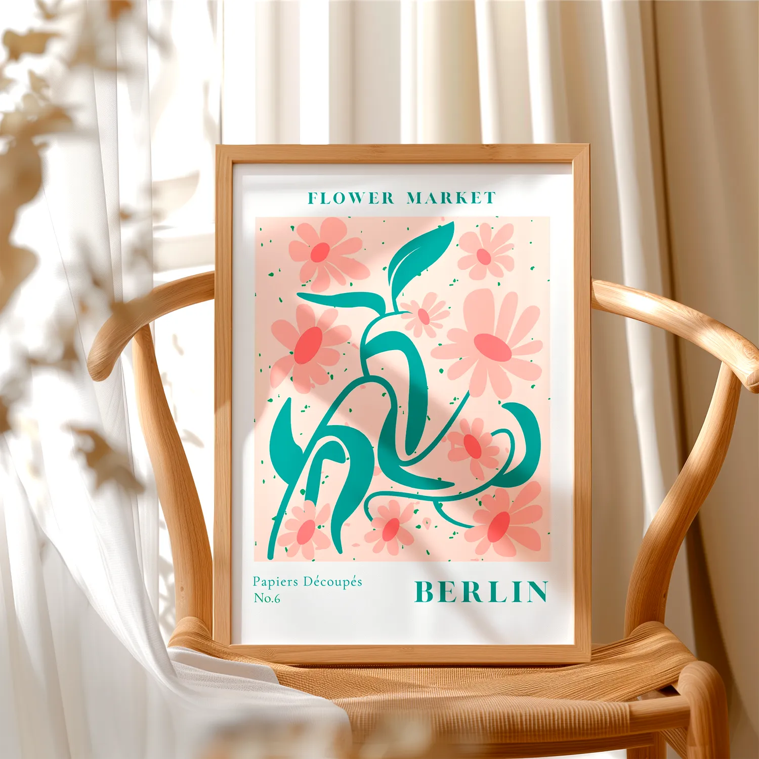 Flower Market Berlin Plakat